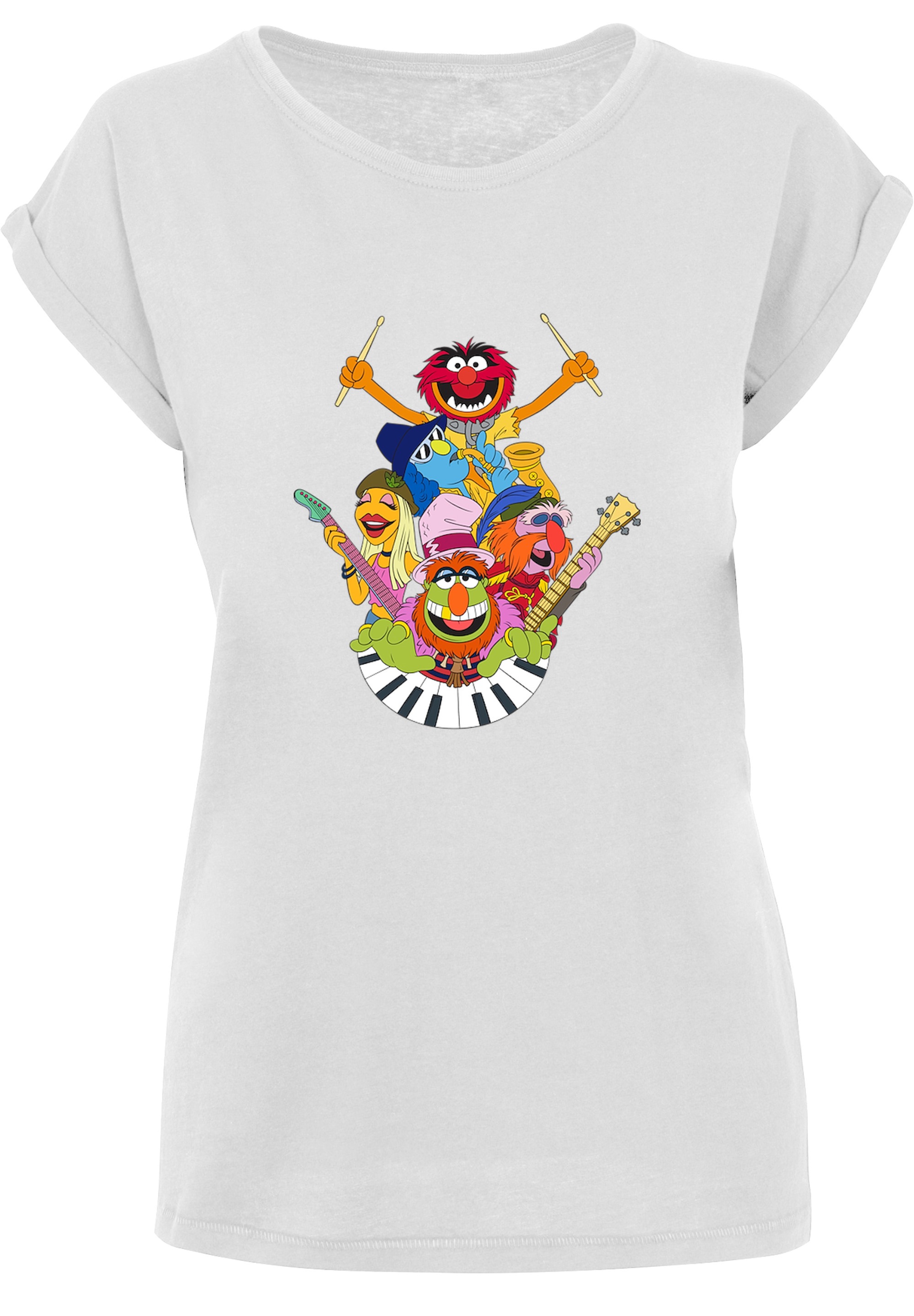 F4NT4STIC T-Shirt »Disney Muppets Dr. Teeth and The Electric Mayhem«, Print