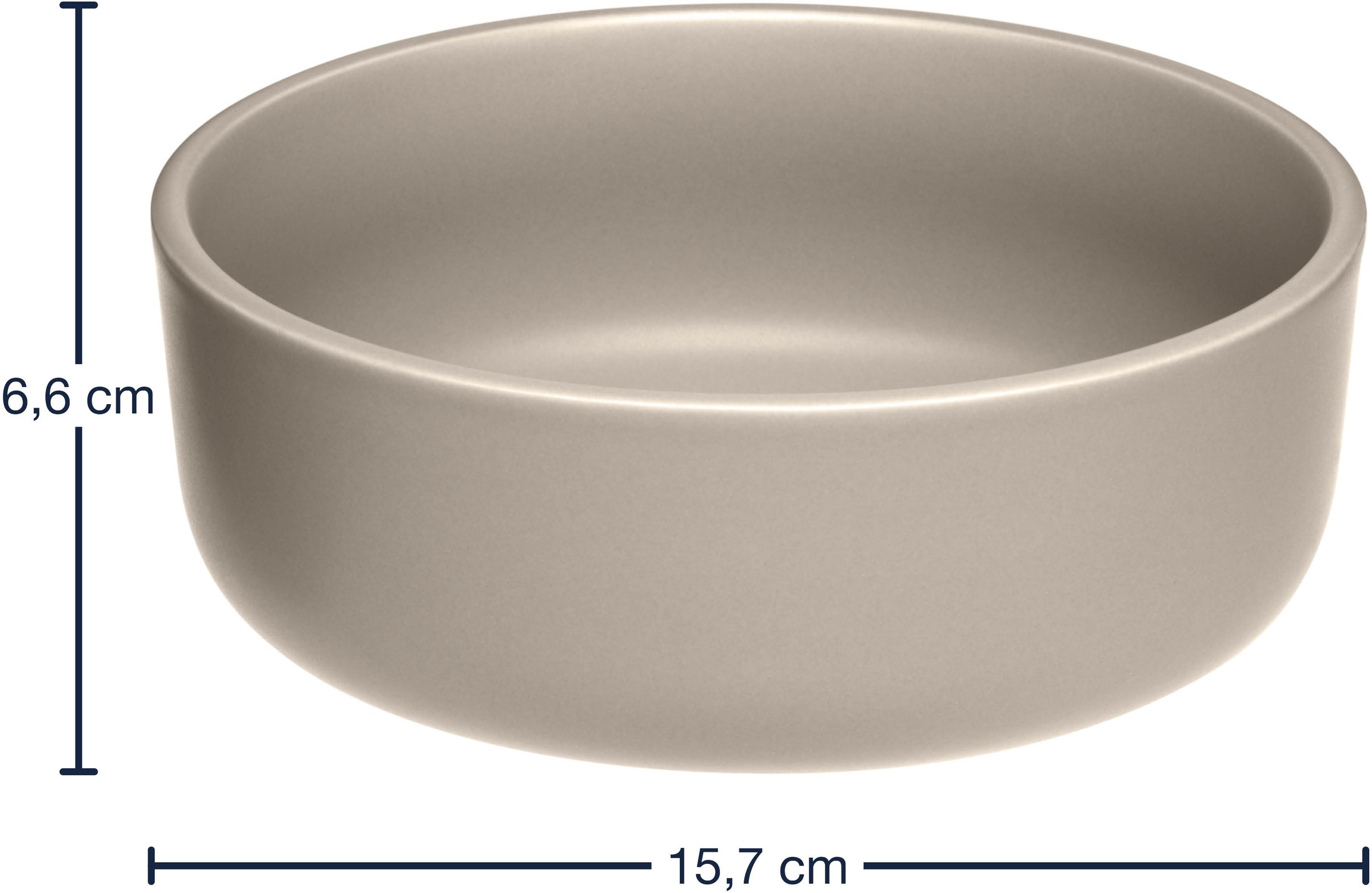 LEONARDO Geschirr-Set »ROMA, Geschirrset, 6-teilig«, (Set, 6 tlg.), Frühstücks Set, Service, spülmaschinengeeignet