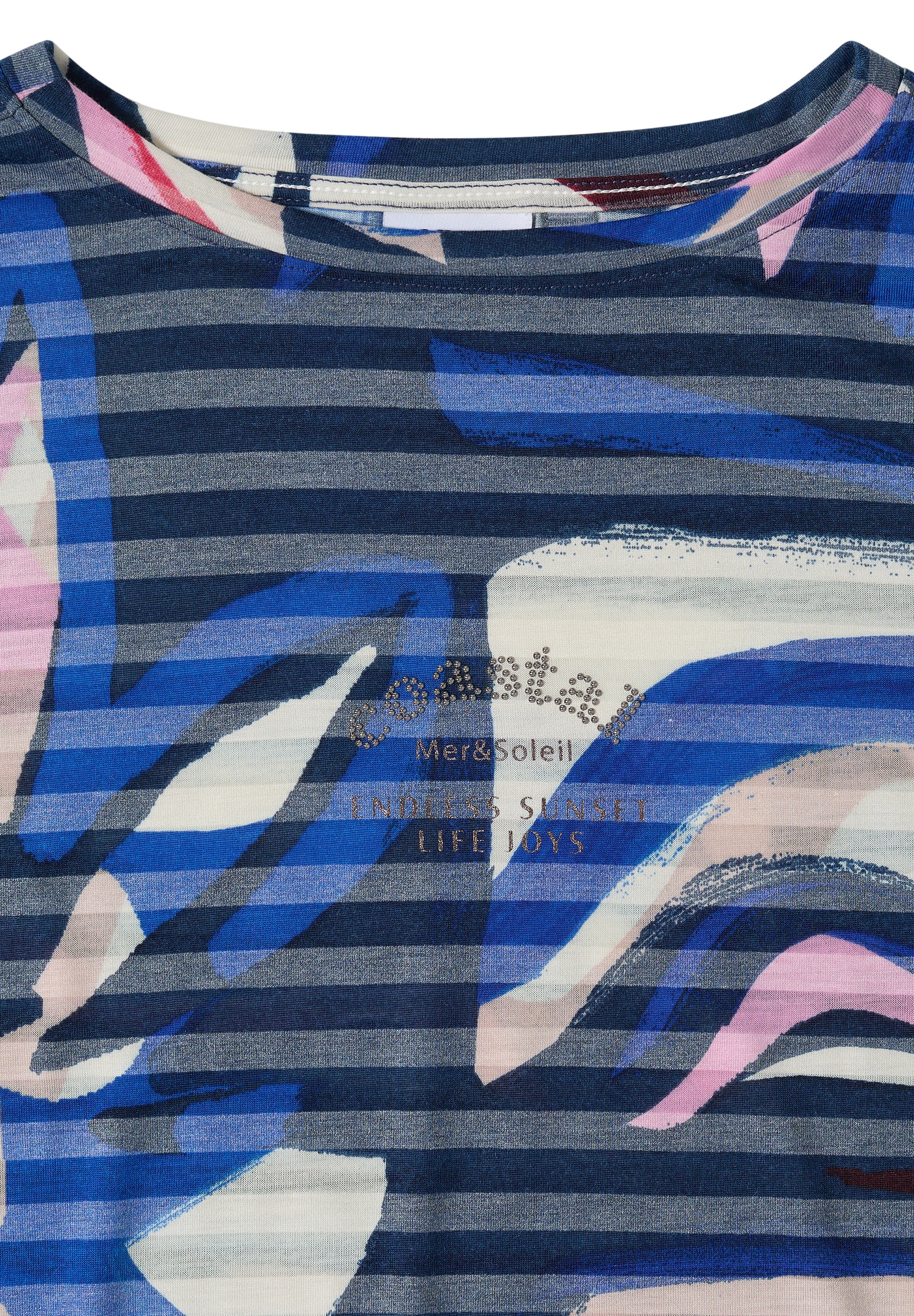 Cecil T-Shirt mit U-Boot-Ausschnitt