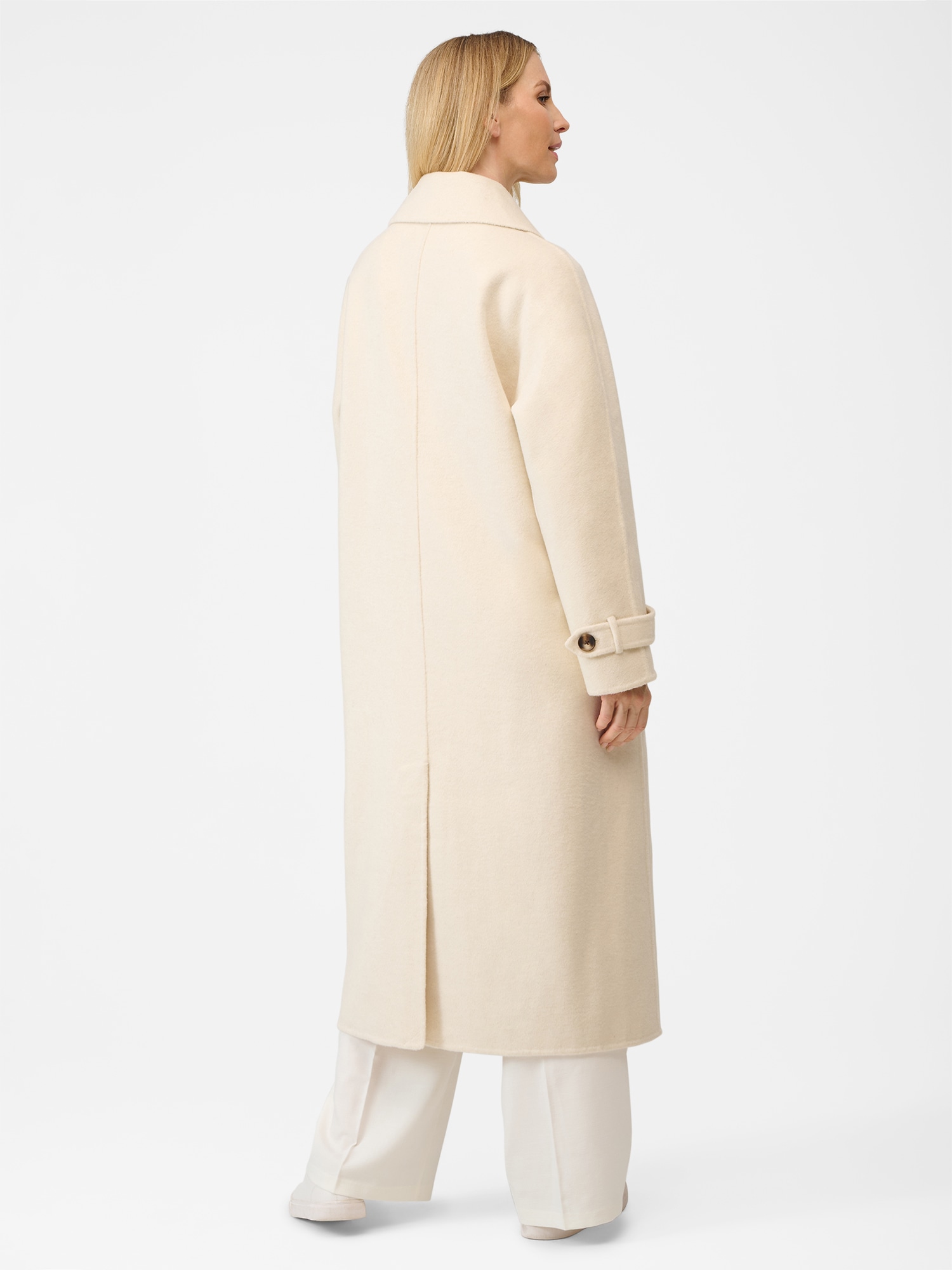 RICANO Wollmantel »Wollmantel Mirella« Handgefertigt, aus feinster Double-Face Wool