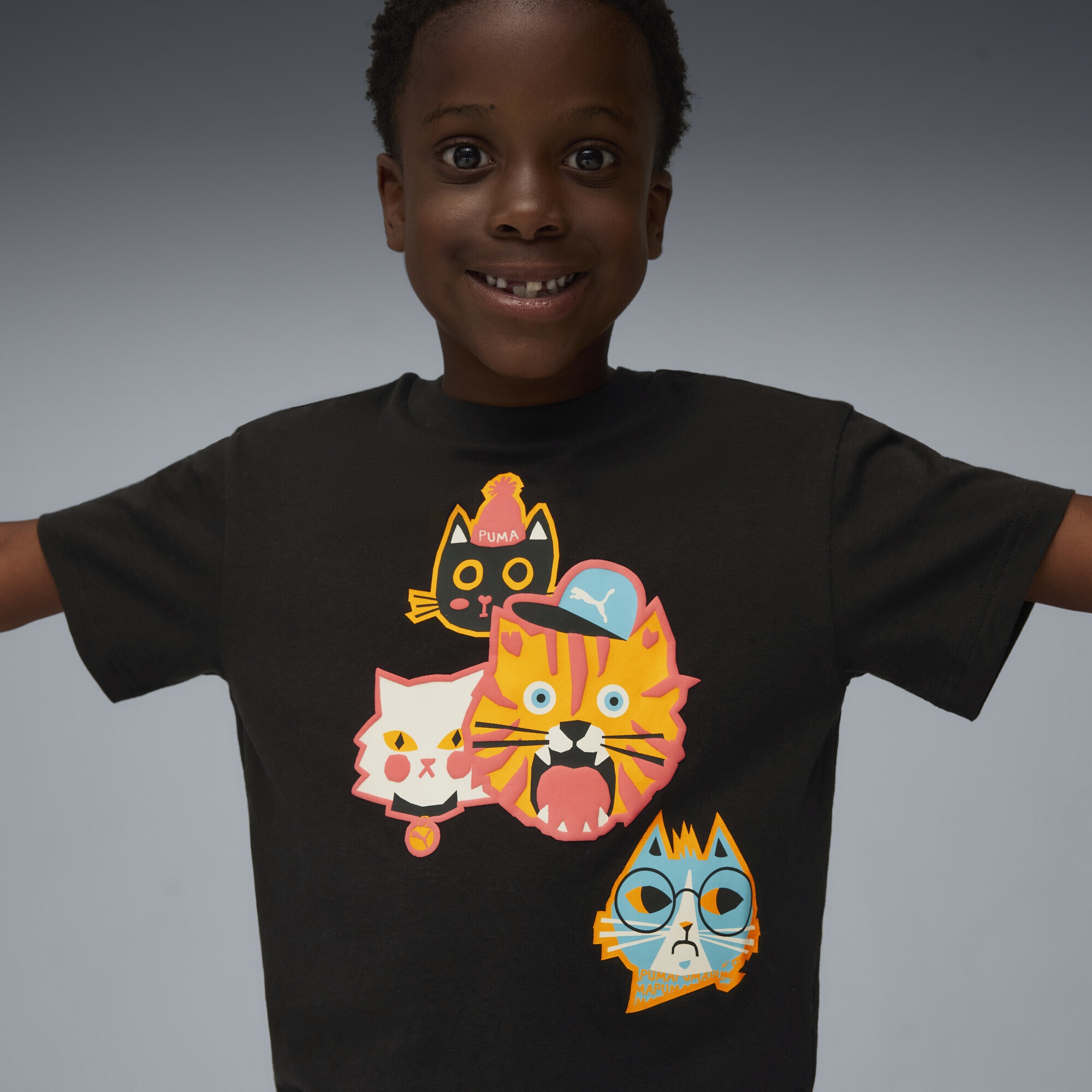 Thumbnail - PUMA T-Shirt "Moody Cat Graphic T-Shirt II Kinder"