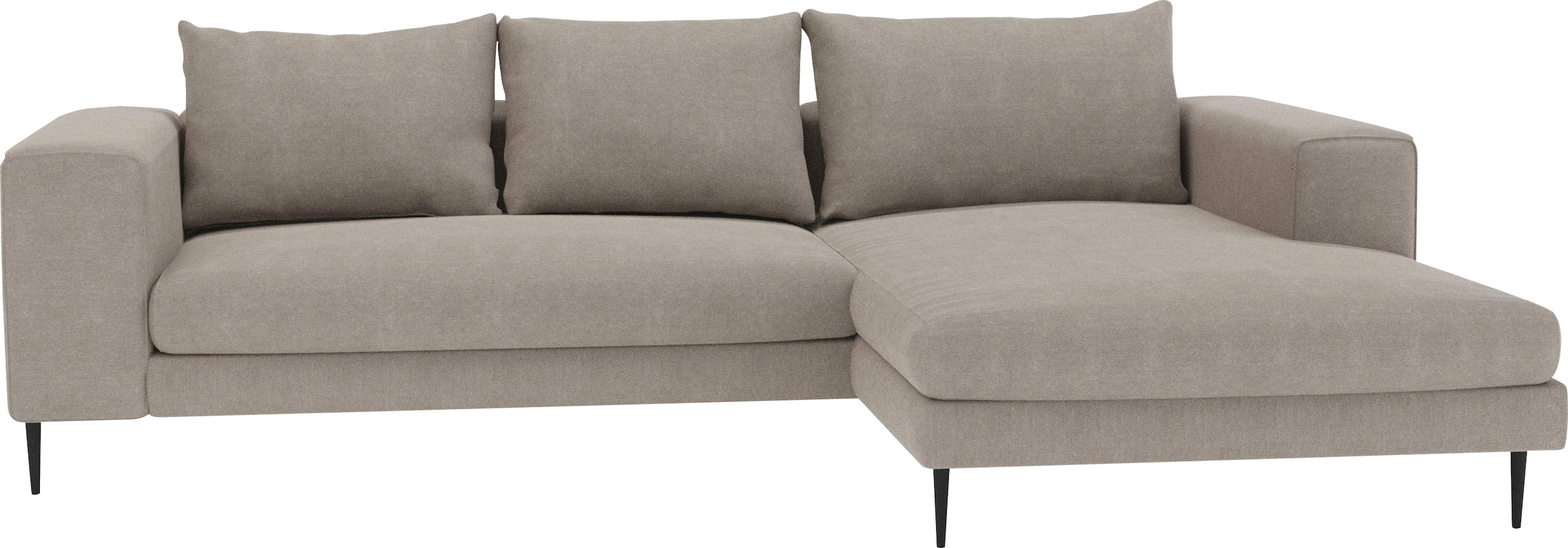 Home affaire Ecksofa "Aurora, L-Form, mit extra breiter Recamiere, 324 x 17 günstig online kaufen