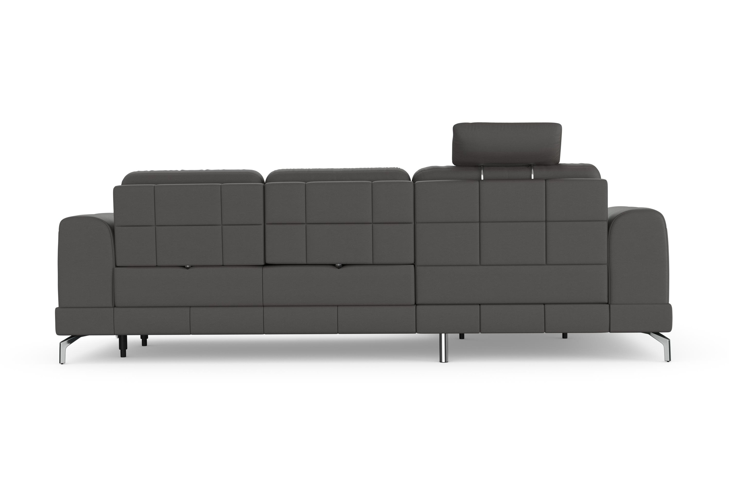 sit&more Ecksofa »Bendigo L-Form«, inklusive Sitztiefenverstellung, Bodenfreiheit 12 cm, in 2 Fußfarben