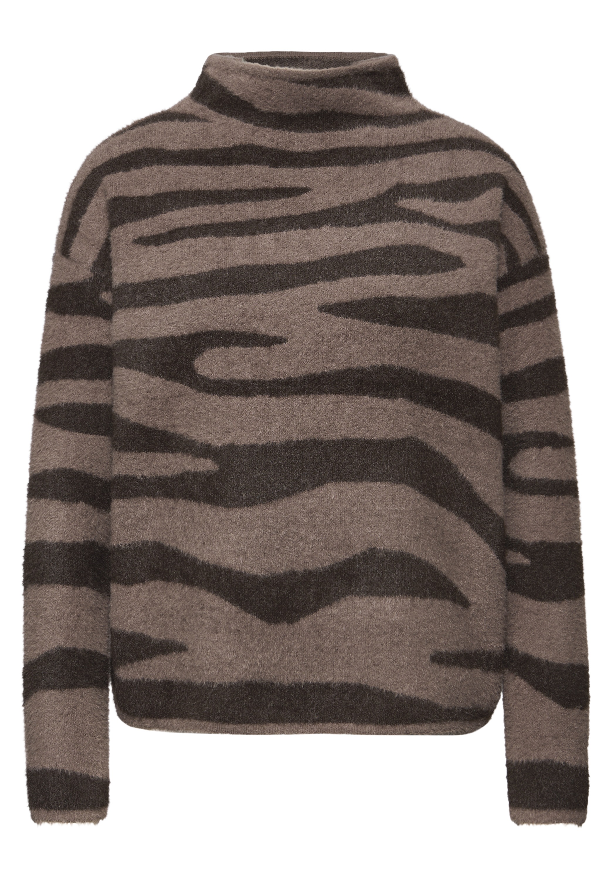 STREET ONE Jacquardpullover, mit Turtleneck