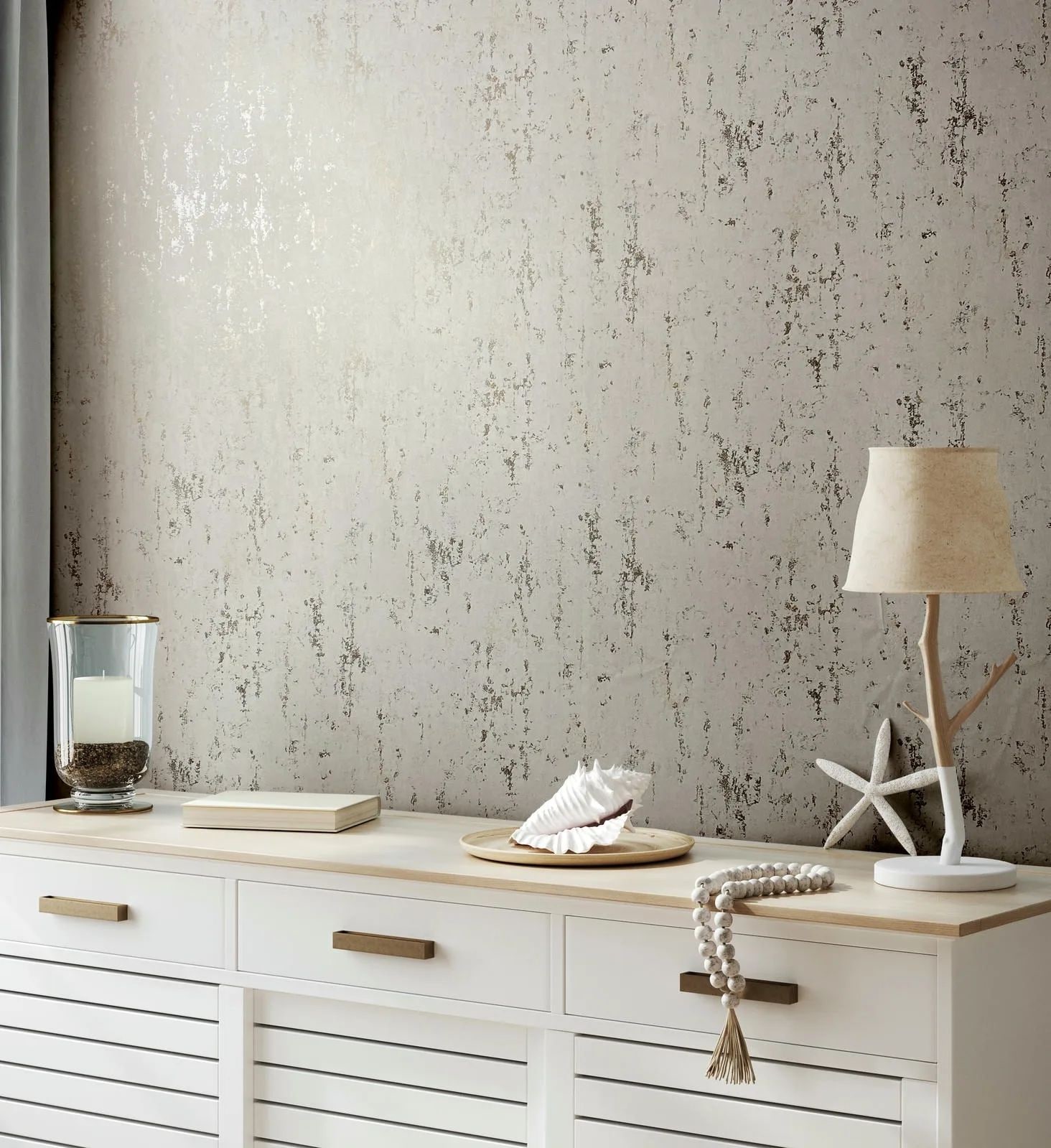 Marburg Vliestapete »Tapete Calm Concrete« urban geprägt moderne Vliestapete für Wohnzimmer Schlafzimmer Küche