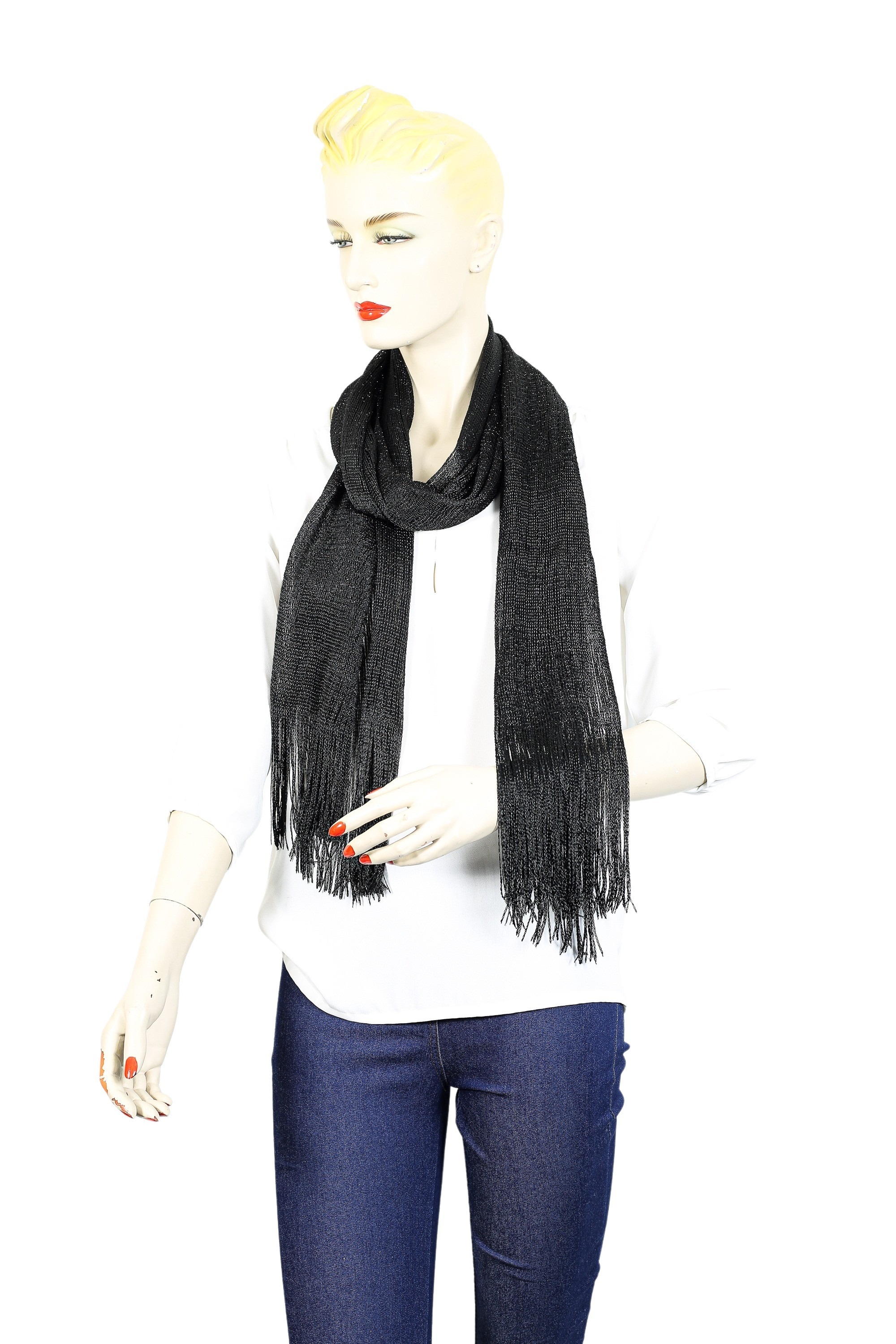COLLEZIONE ALESSANDRO Modeschal »Mesh«, aus angenehm weichem Material