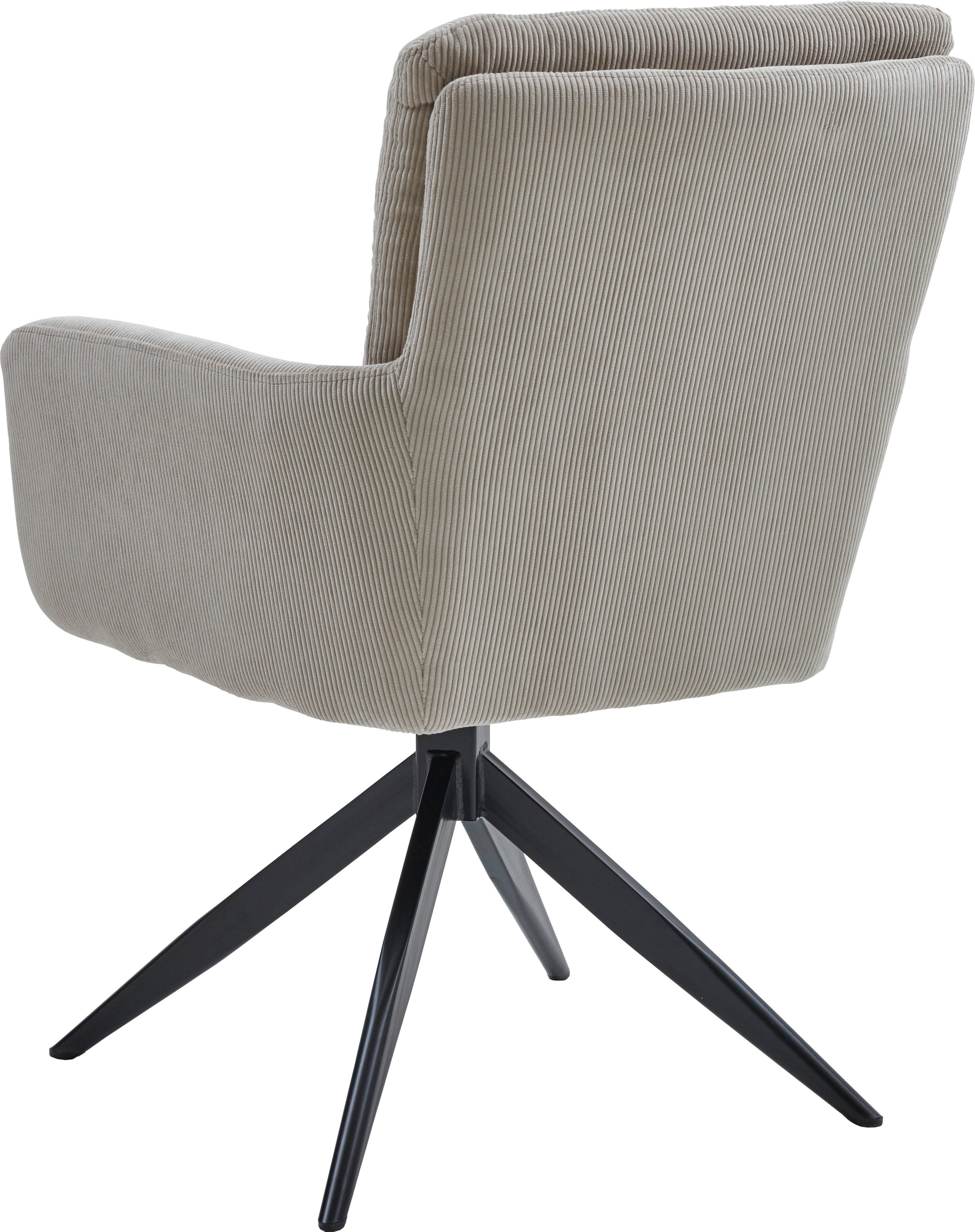 NIEHOFF SITZMÖBEL Esszimmerstuhl, Cord, Bezug Cord, Drehfunktion und Taschenfederkern, Sitzhöhe 49