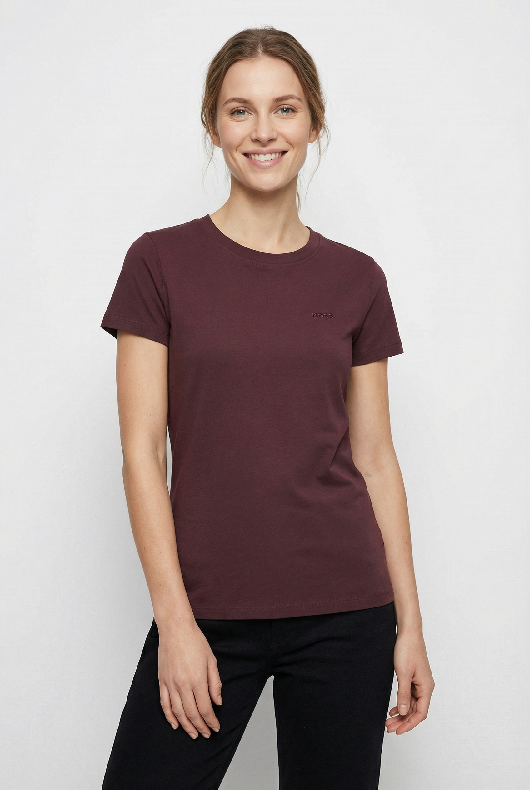 BOSS ORANGE T-Shirt »Esogo Premium Damenmode« mit Logo