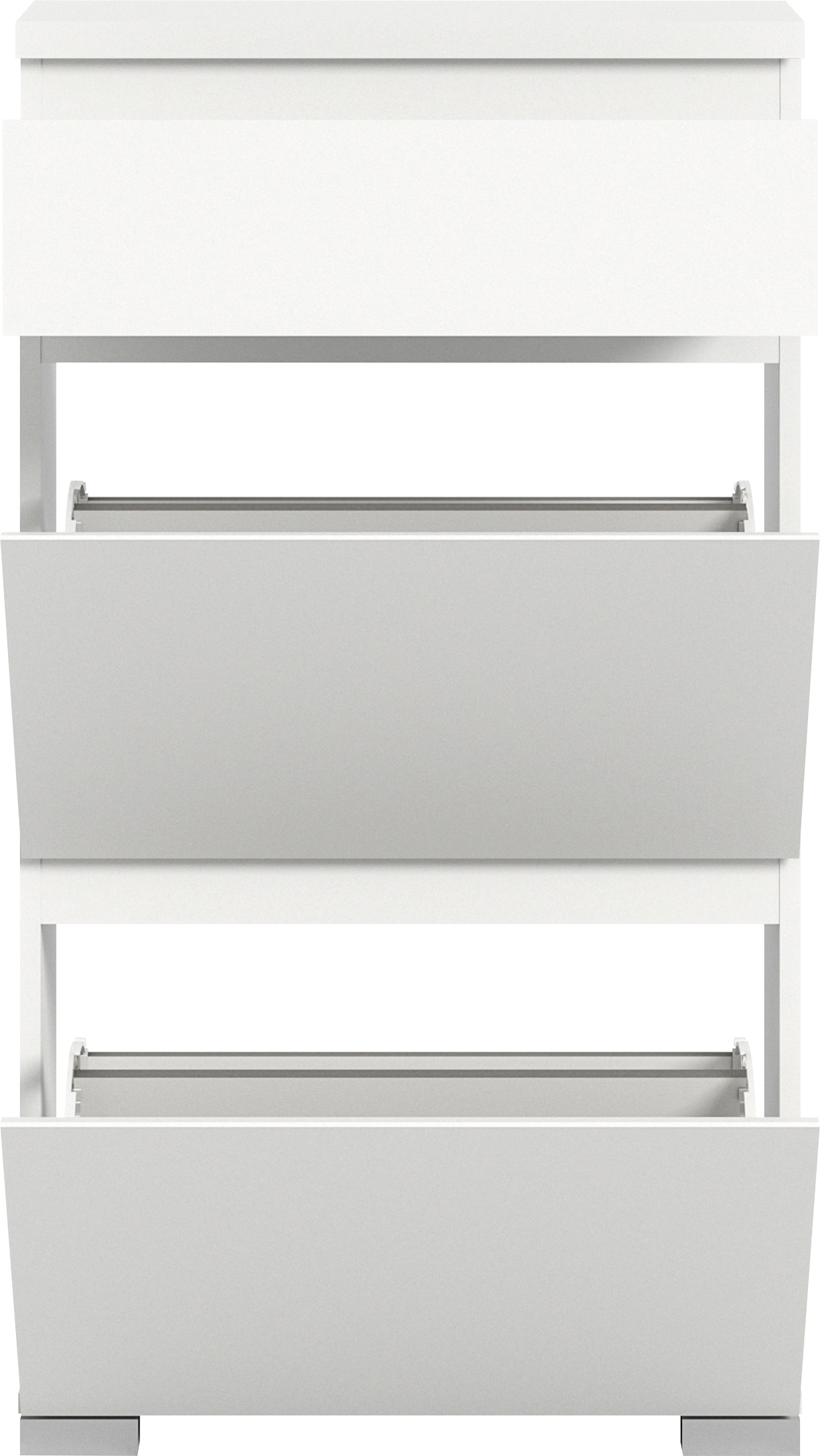 INOSIGN Schuhschrank »Skoskap, Tiefe 27cm, 2 Klappen, 1 Schubkasten, Platz für 6 Schuhpaare«, Schuhkipper, Schuhkommode, Schuhregal, Kommode, Anrichte