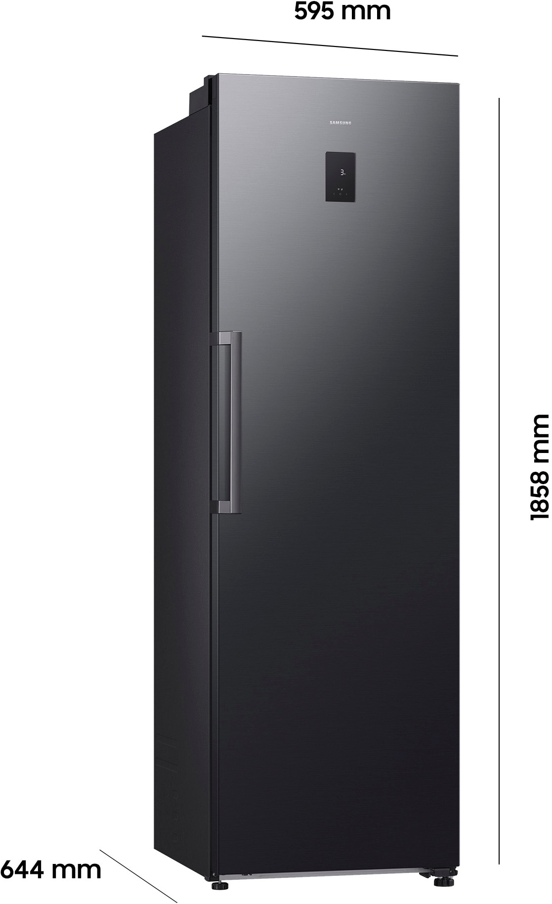 Samsung Kühlschrank »RR70H39CCFEF« 185,8 cm hoch 59,5 cm breit