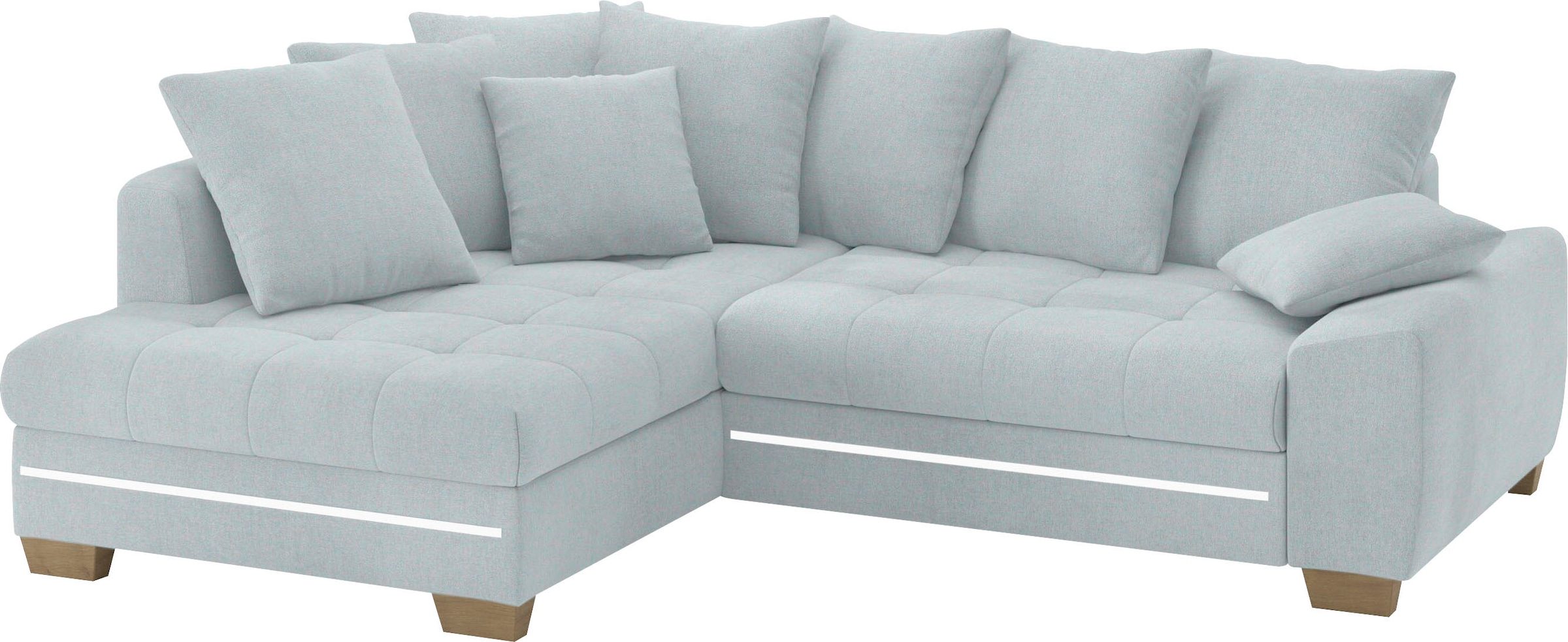 Mr. Couch Ecksofa "Nikita II, L-Form", mit Kaltschaum, RGB-LED Beleuchtung, günstig online kaufen