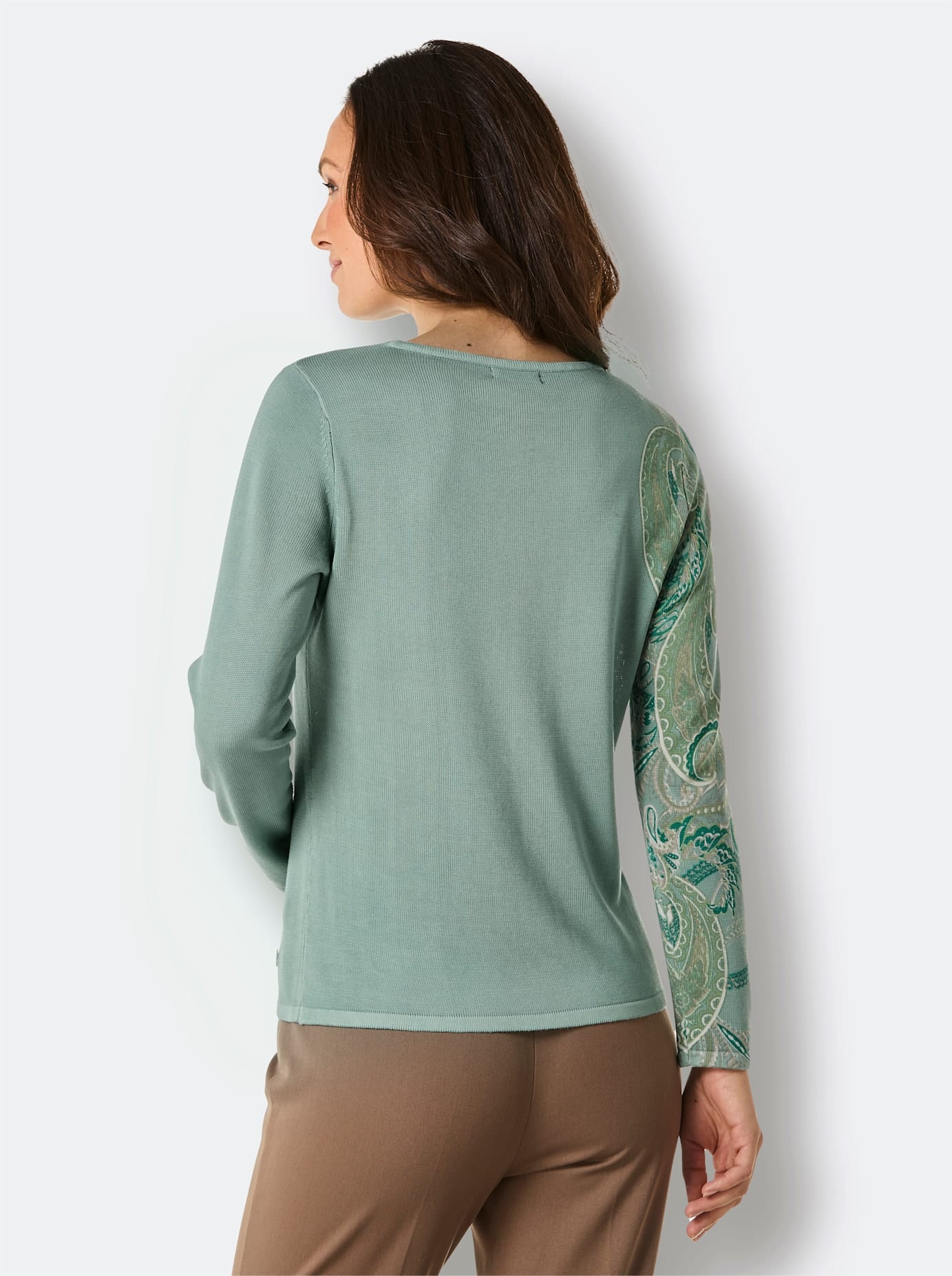 CREATION L PREMIUM Strickpullover »Merino-Lyocell-Pullover«
