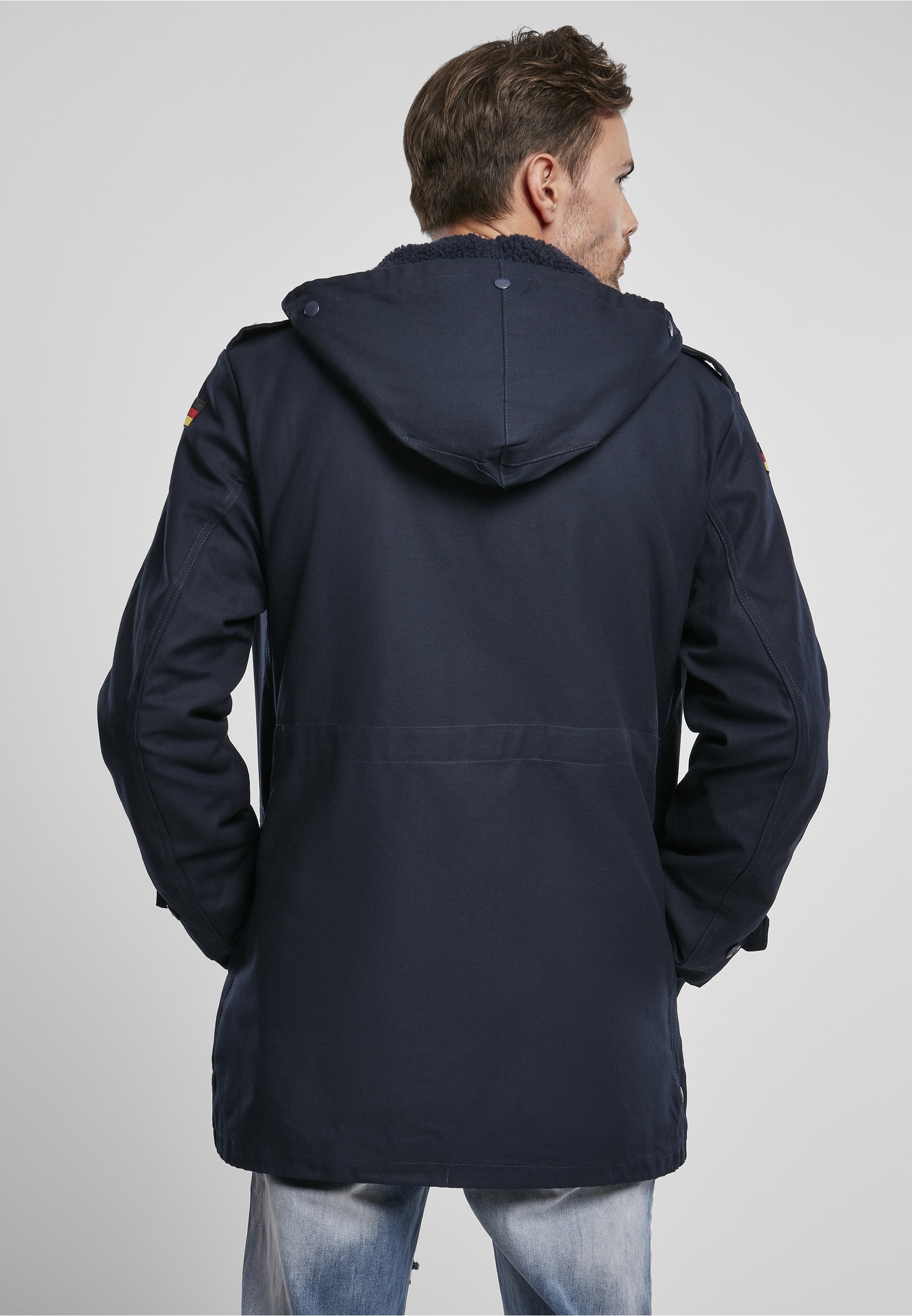 Brandit Allwetterjacke »Brandit Herren BW Flag Parka« 1 Stk. tlg. mit Kapuze