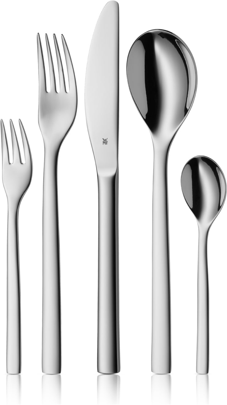 WMF Besteck-Set "Atria" poliert, mit soliden Monobloc Tafelmessern