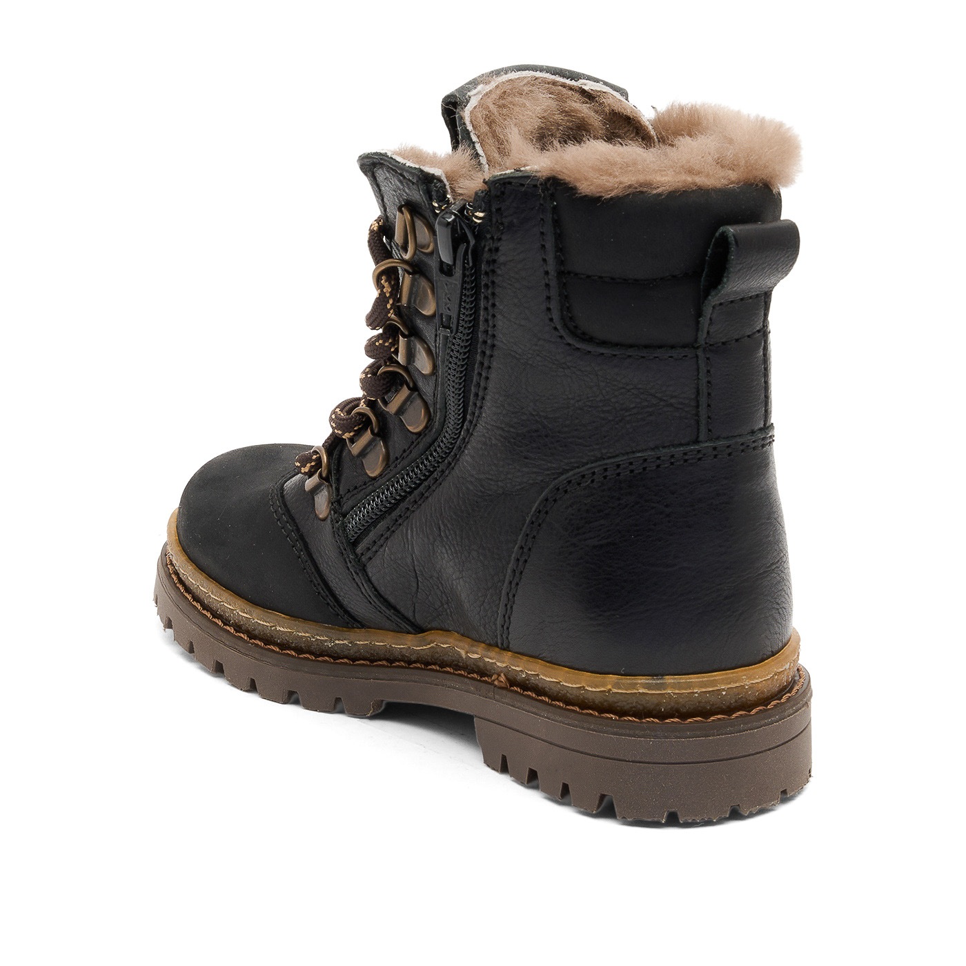 Bisgaard Winterboots »gert lamb«  Winterstiefelette, Schnürboots mit Lammwoll-Futter