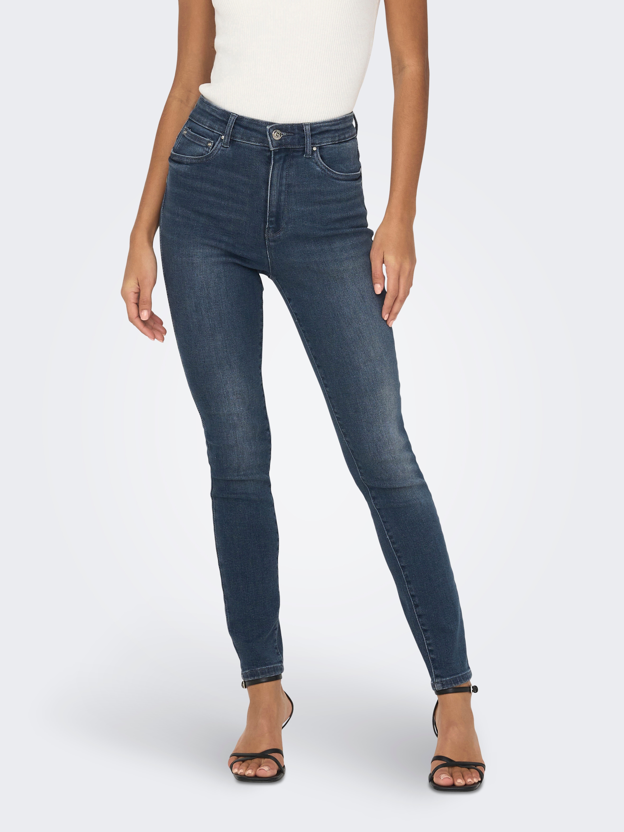 Only High-waist-Jeans "Onlmila Hw Sk Ank Dnm BJ407"