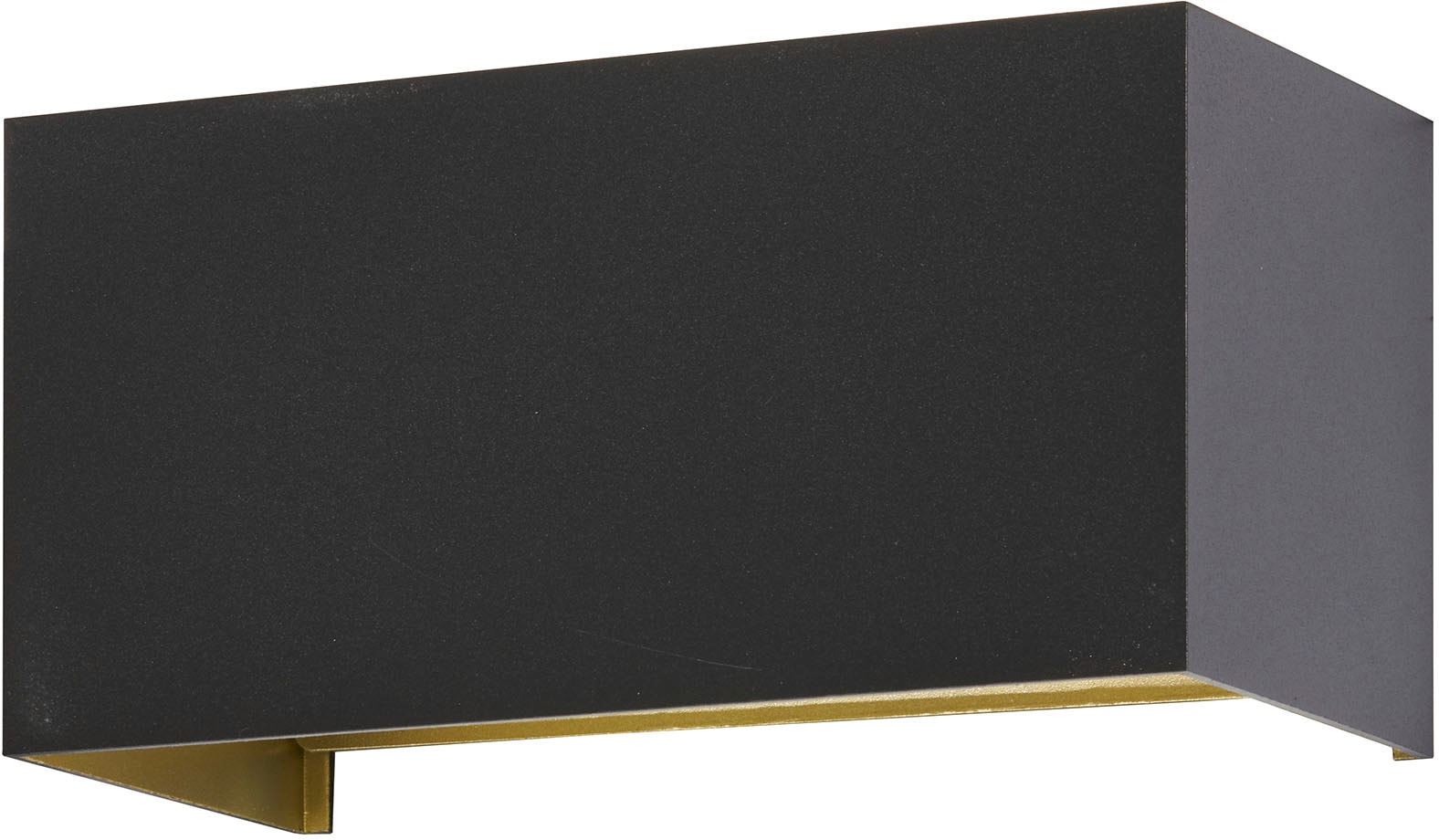 Wandleuchte "Wallo", 4, H: 10cm, 1 Stk., schwarz, FISCHER & HONSEL, Wohnzimmer, Leuchten, langlebige LED