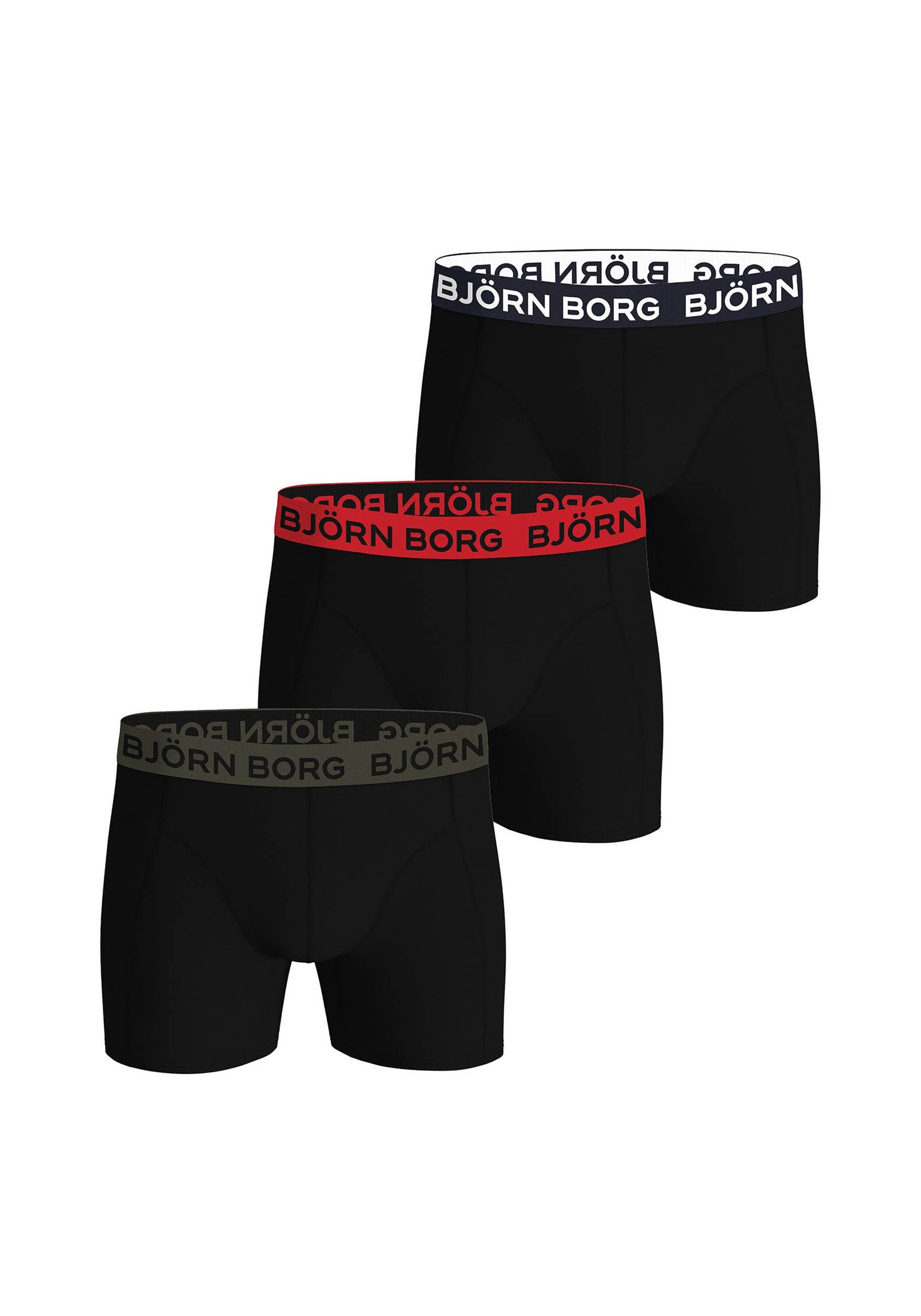 Björn Borg Boxershorts "Boxershort Cotton Stretch Boxer Trunks 3P 3er Pack" günstig online kaufen