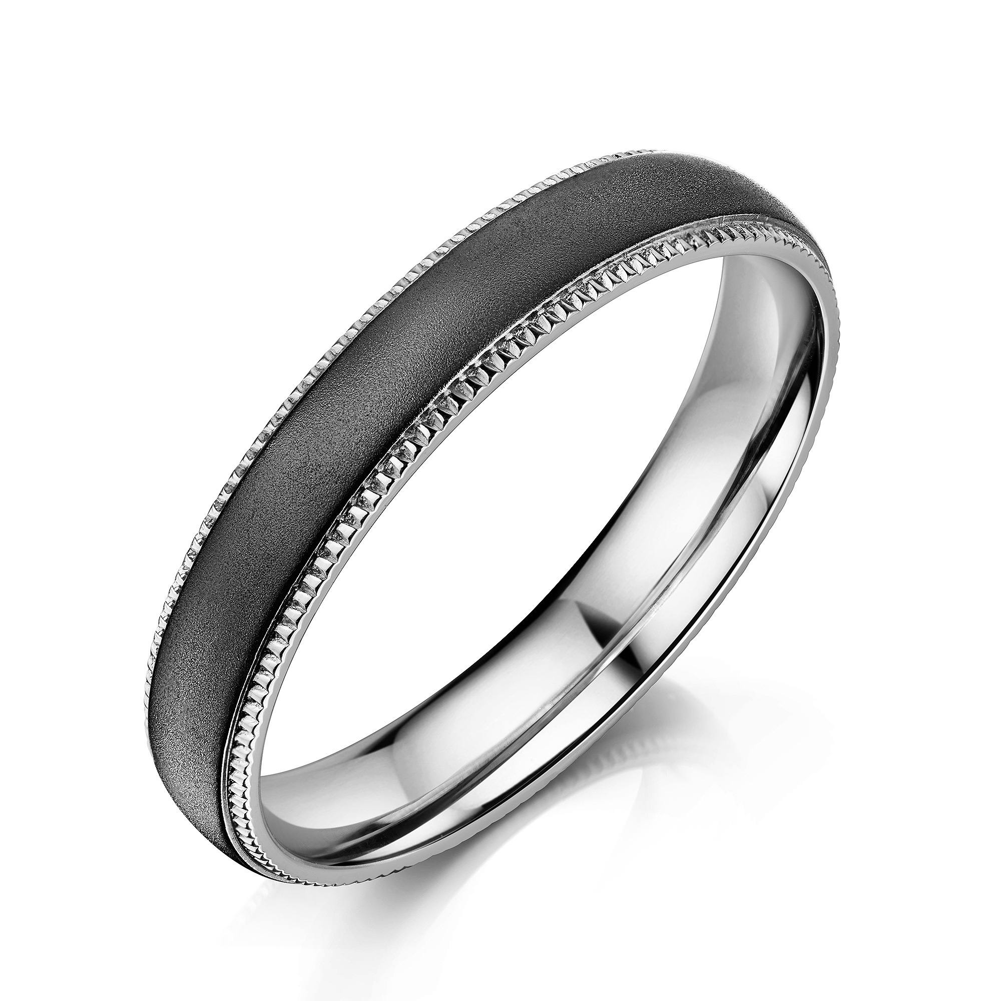 Zeeme Fingerring »Edelstahl matt/glanz«