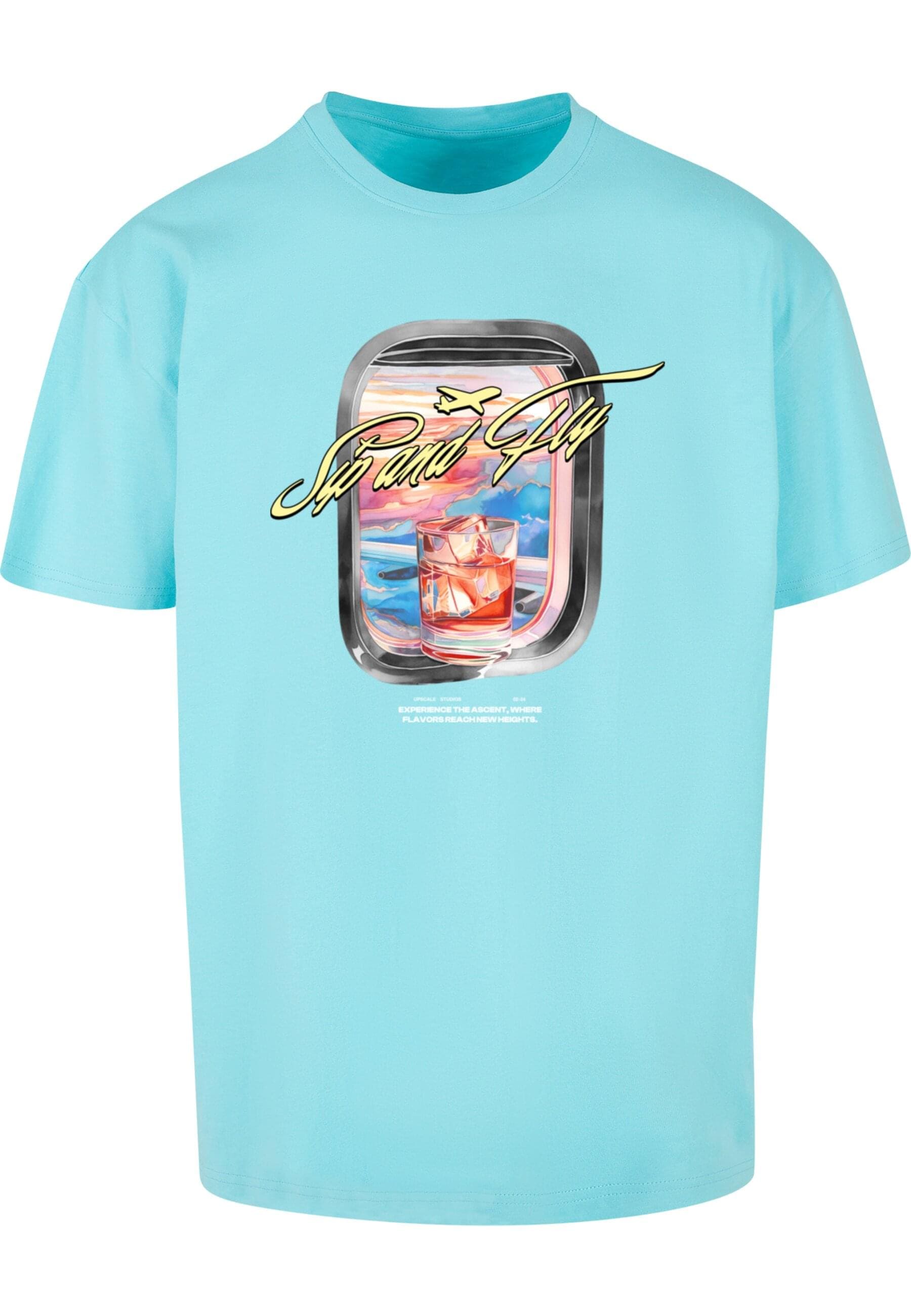 Upscale by Mister Tee T-Shirt "Upscale by Mister Tee Sip&Fly Heavy Oversize günstig online kaufen