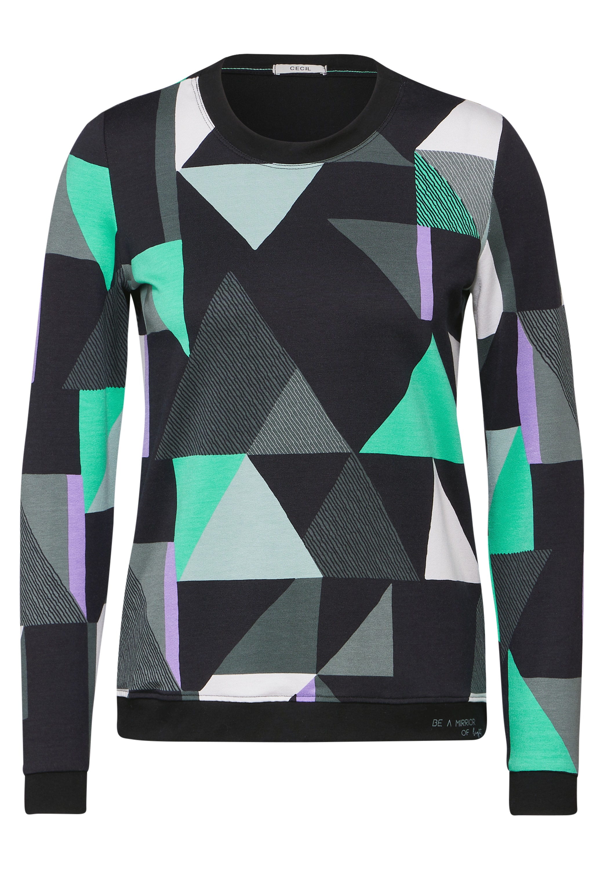 Cecil Langarmshirt, im soften Baumwoll-Mix