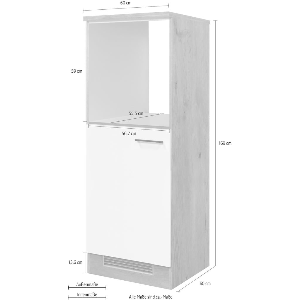 Flex-Well Backofen/Kühlumbauschrank »Morena«