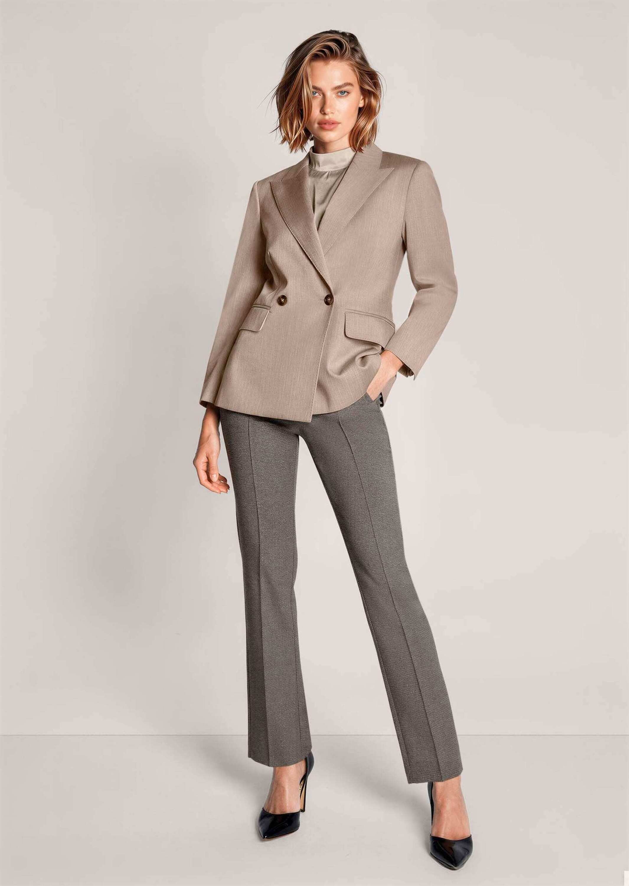 MADELEINE Jackenblazer »Blazer Doppelreiher-Blazer mit Zierstich«
