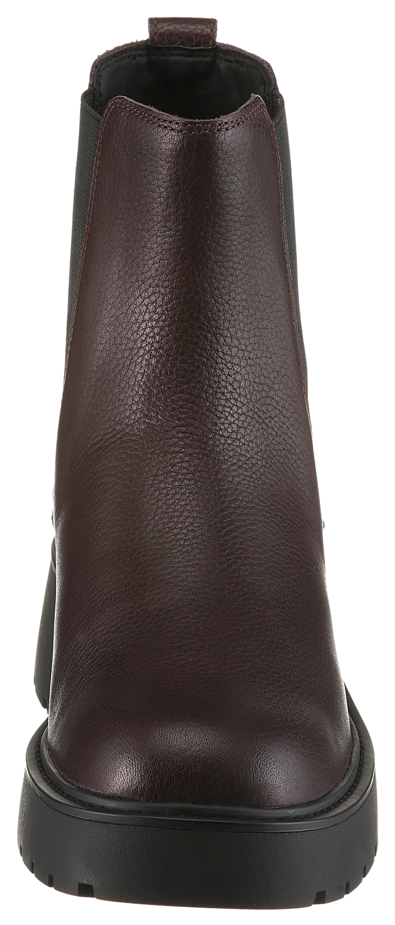 Calvin Klein Jeans Chelseaboots »CHUNKY CHELSEA BOOT LTH«, Schlupfboots, Stiefelette mit praktischer Anziehlasche