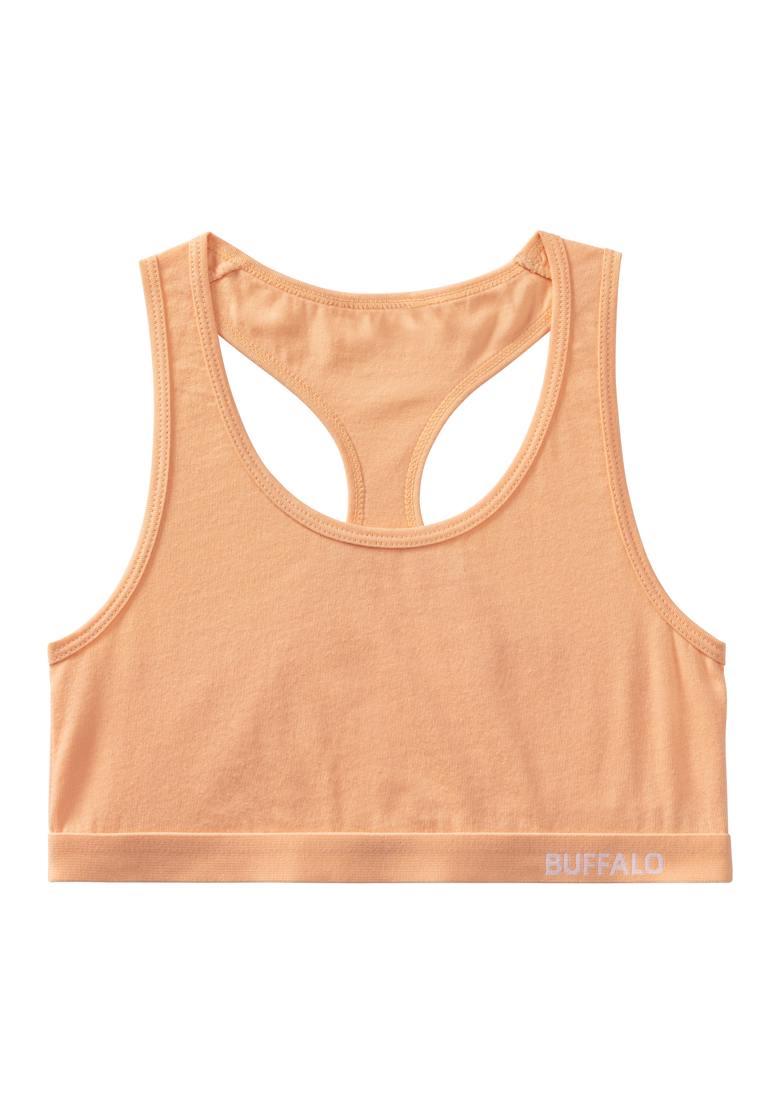 Thumbnail - Buffalo Bustier Packung, 3 Stk. tlg., Uni und Blümchen-Print in einer Packung