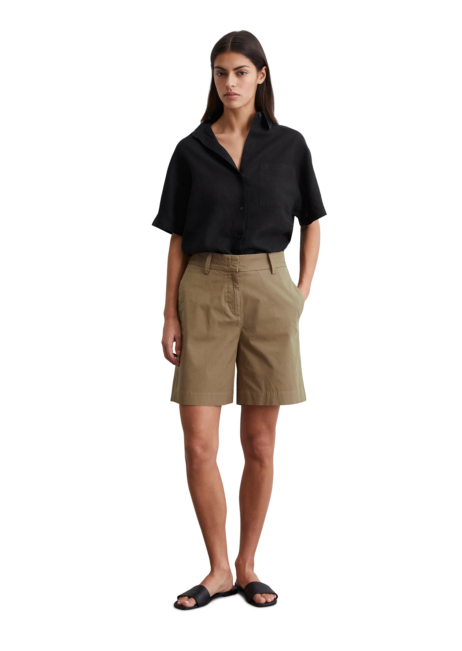 Marc O'Polo Shorts »aus Organic Cotton Twill Stretch«