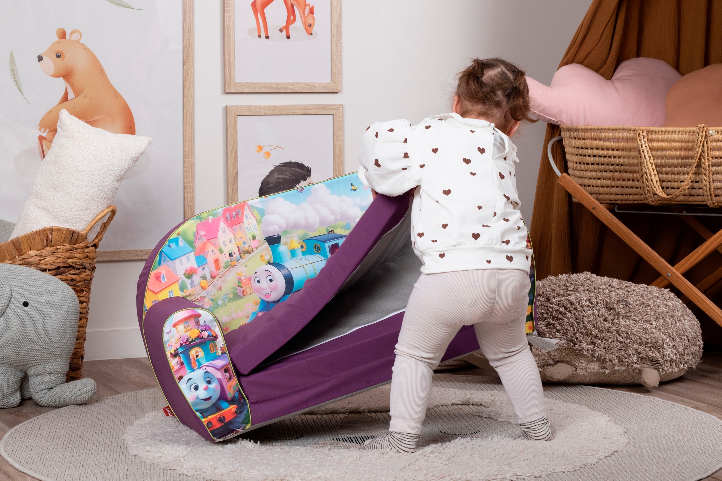 Knorrtoys® Sofa »Happy train« für Kinder; Made in Europe