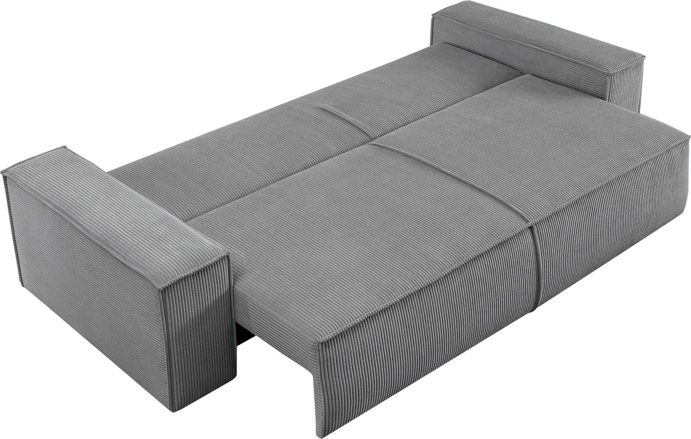 Home affaire 3-Sitzer »SHERWOOD«, nachts: Schlafsofa (Liegefläche 200x136 cm), tagsüber: 3-Sitzer-Sofa.