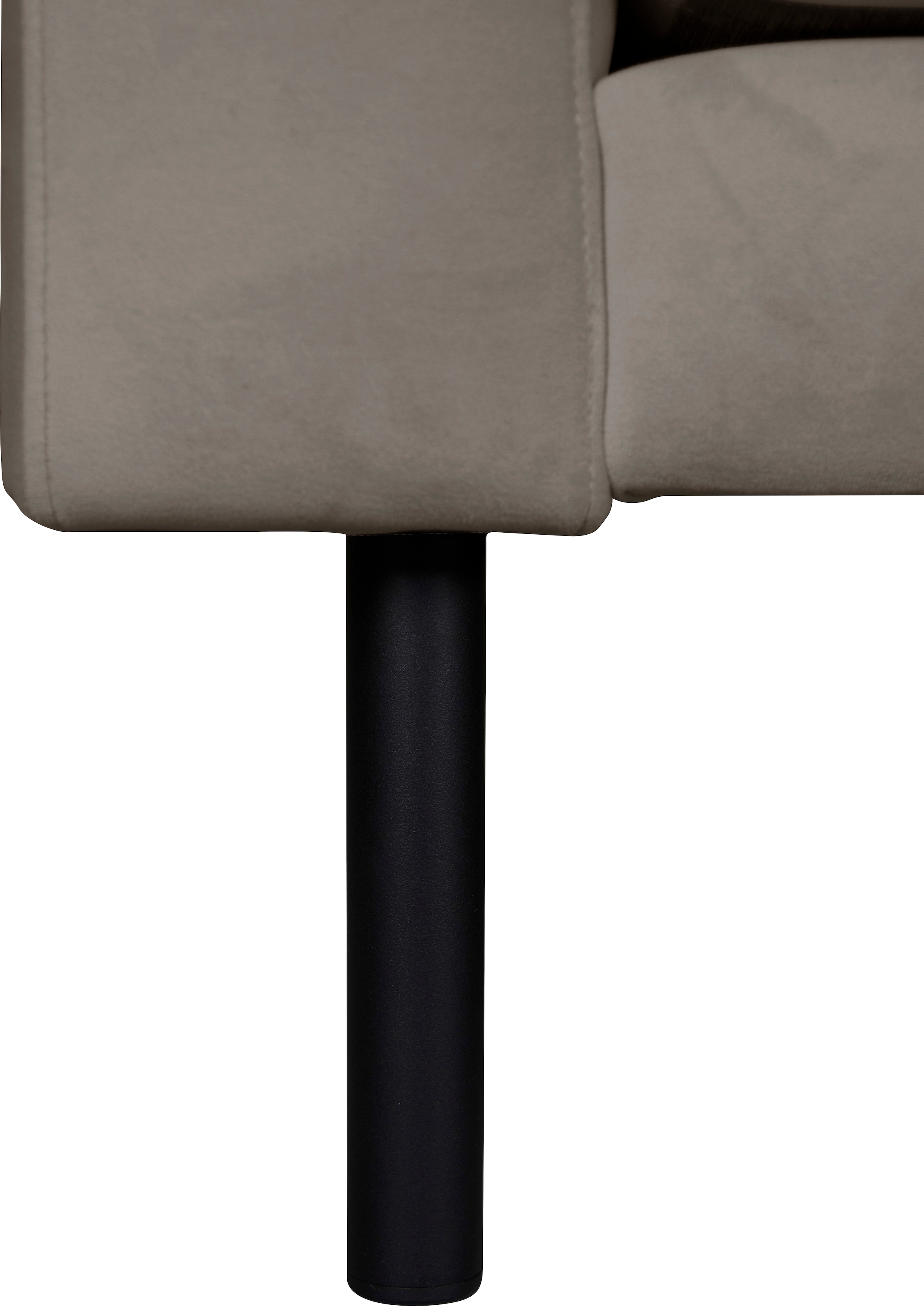 Guido Maria Kretschmer Home&Living 3-Sitzer »Lillibeth Designsofa mit Wellenunterfederung, Maße B/T/H: 218/74/83 cm«, Zierkissen als Wendekissen, Bezug Samtoptik oder Cord