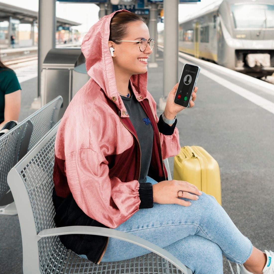 Hama Bluetooth-Kopfhörer (TWS, Headphones, kabellos, In-Ear, ANC, ENC, App), A2DP Bluetooth-AVRCP Bluetooth-HFP-HSP, Active Noise Cancelling (ANC)-Freisprechfunktion-LED Ladestandsanzeige-Noise-Reduction-Sprachsteuerung-True Wireless