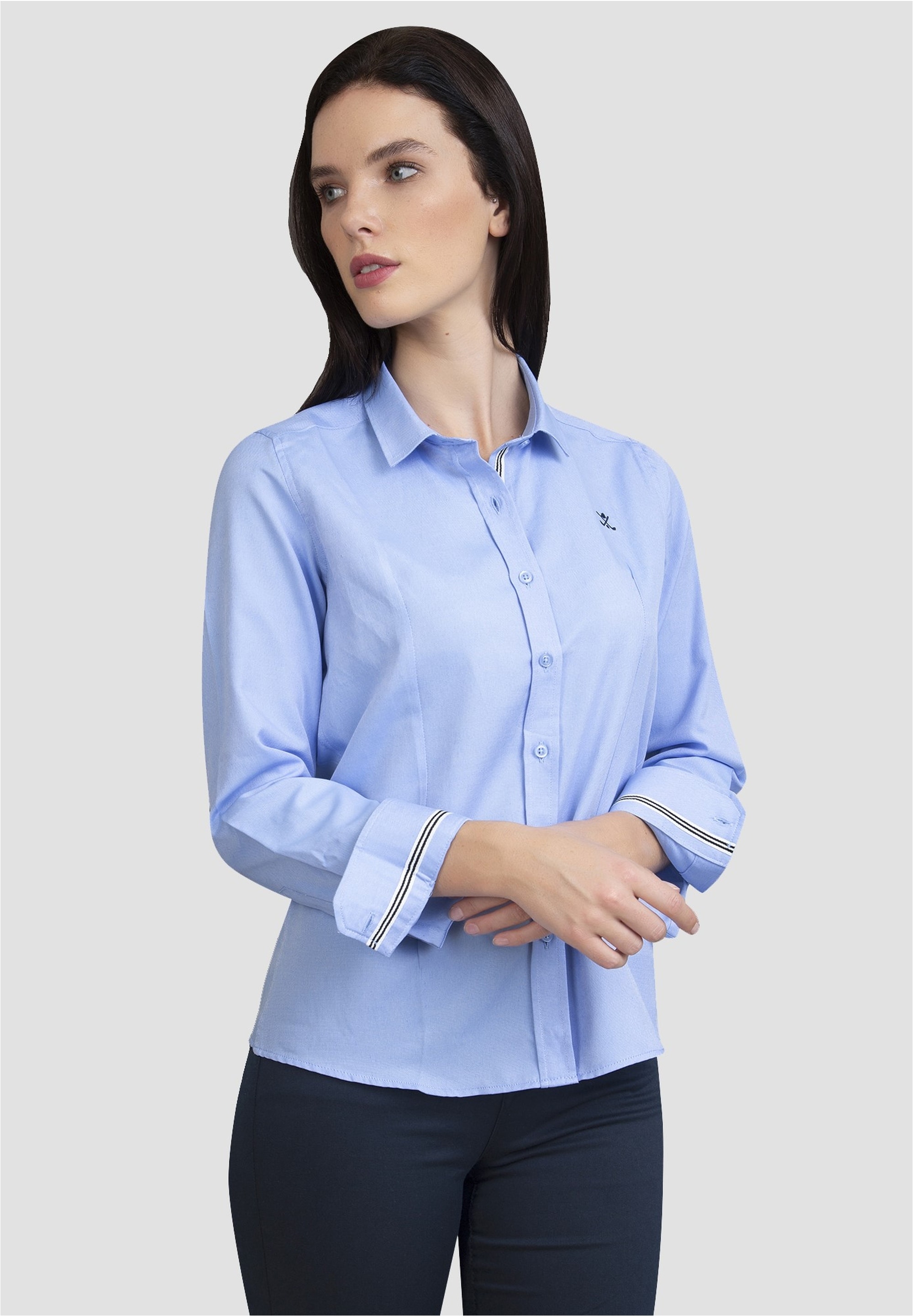 SIR RAYMOND TAILOR Klassische Bluse »Lolas«, mit kleiner Marken-Stickerei