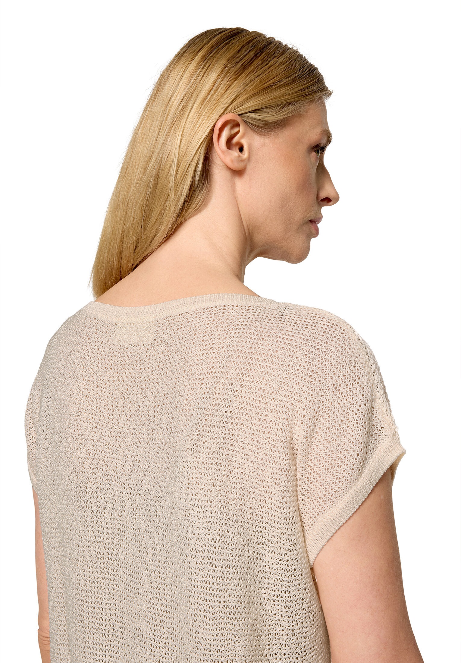 Cartoon Stricktop »Damen mit Rundhalsausschnitt«