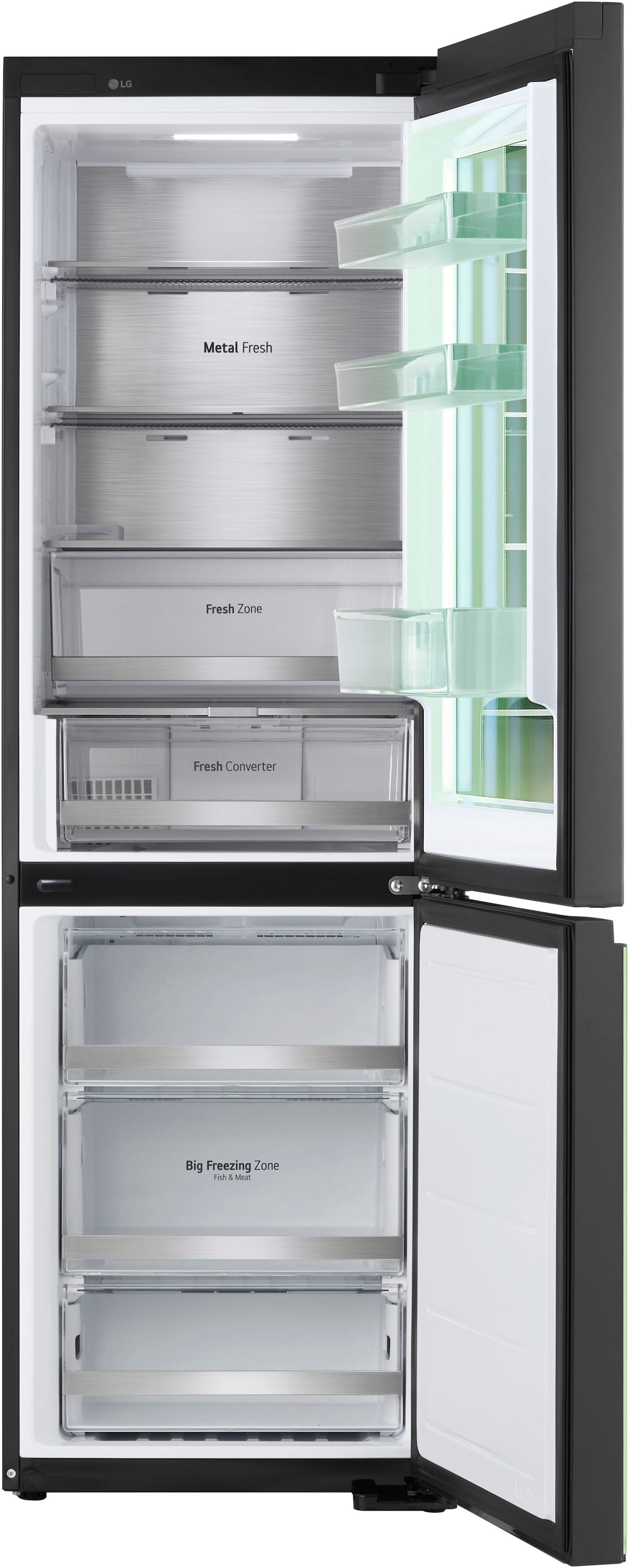 LG Kühl-/Gefrierkombination InstaView® »GBG719MDNN« 187 cm hoch 59,5 cm breit