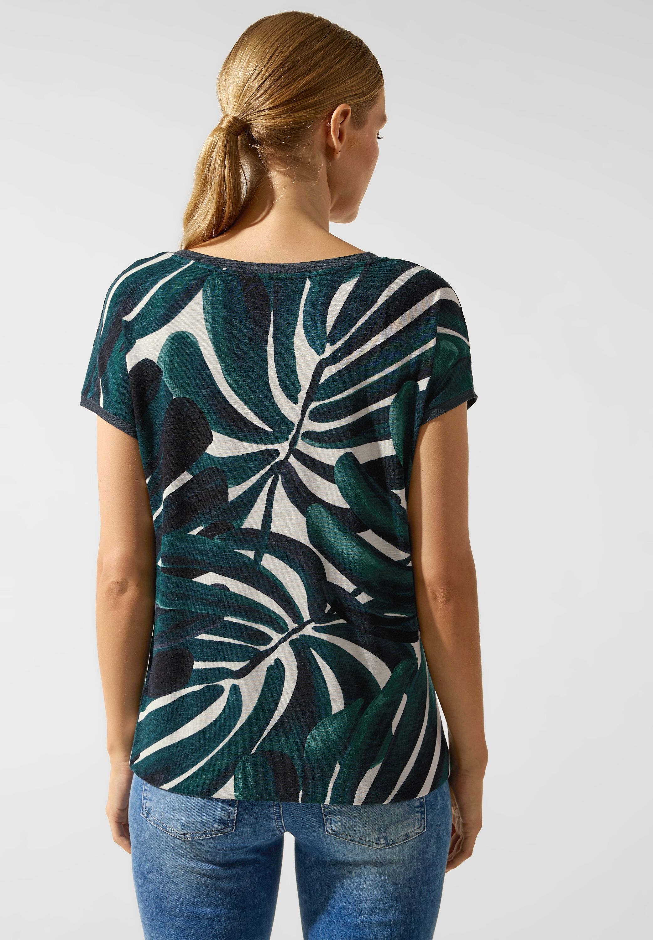 STREET ONE Print-Shirt, aus softer BAUR bestellen Viskose | online