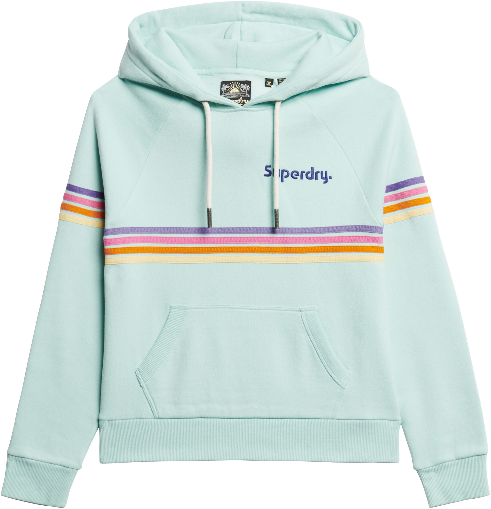 Superdry Kapuzensweatshirt »RAINBOW STRIPE LOGO HOODIE«