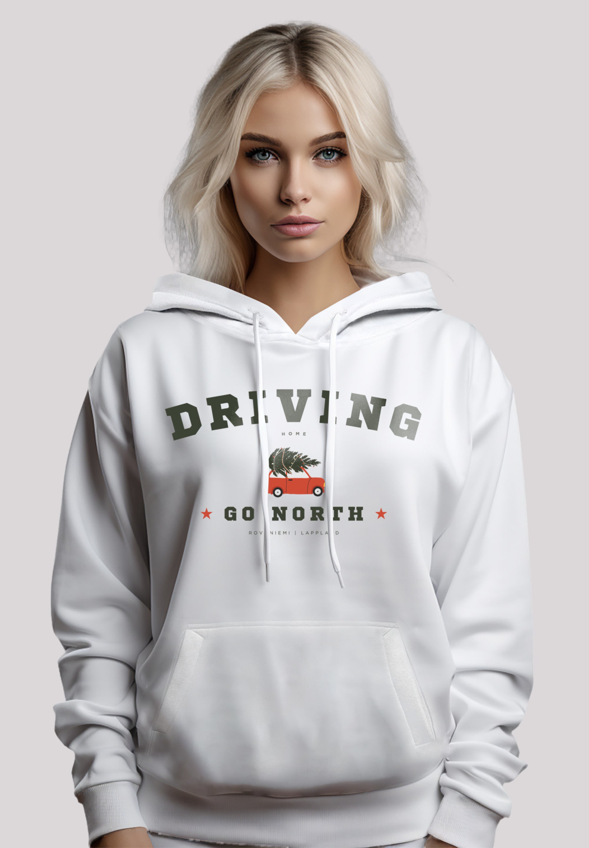 F4NT4STIC Kapuzenpullover "Driving Home Weihnachten", Weihnachten, Geschenk, Logo