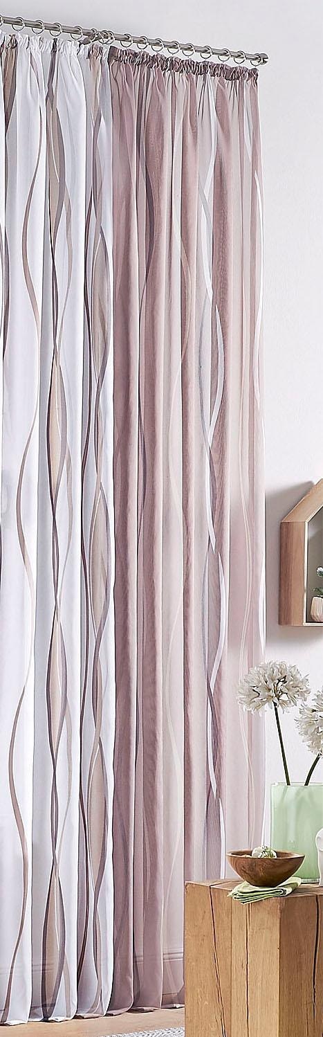 my home Gardine »Dimona«, (2 transparent, Voile, BAUR 2er-Set, Polyester | St.)