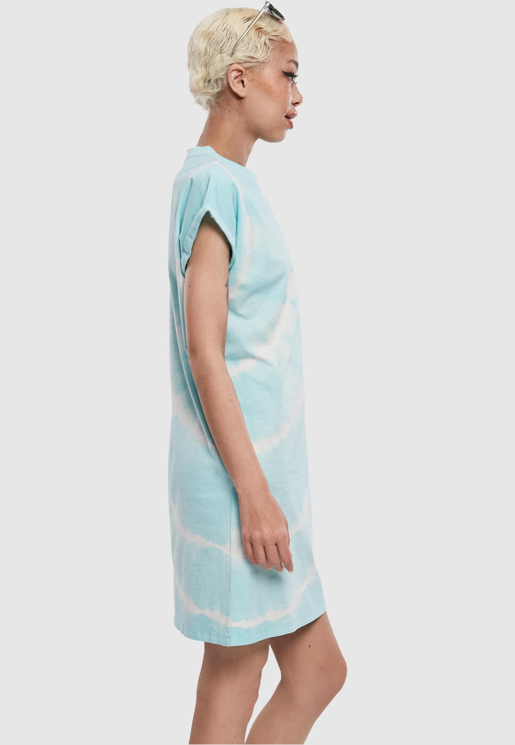 URBAN CLASSICS Shirtkleid »Urban Classics Damen Ladies Tie Dye Dress«, (1 tlg.)