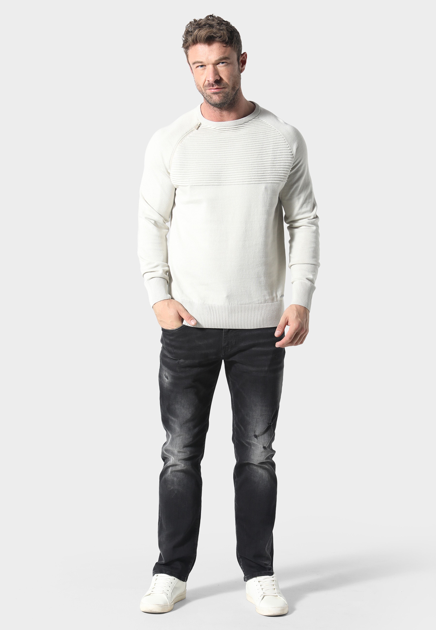 883Police Rundhalspullover »883 Police DELPHI« 1 Stk.