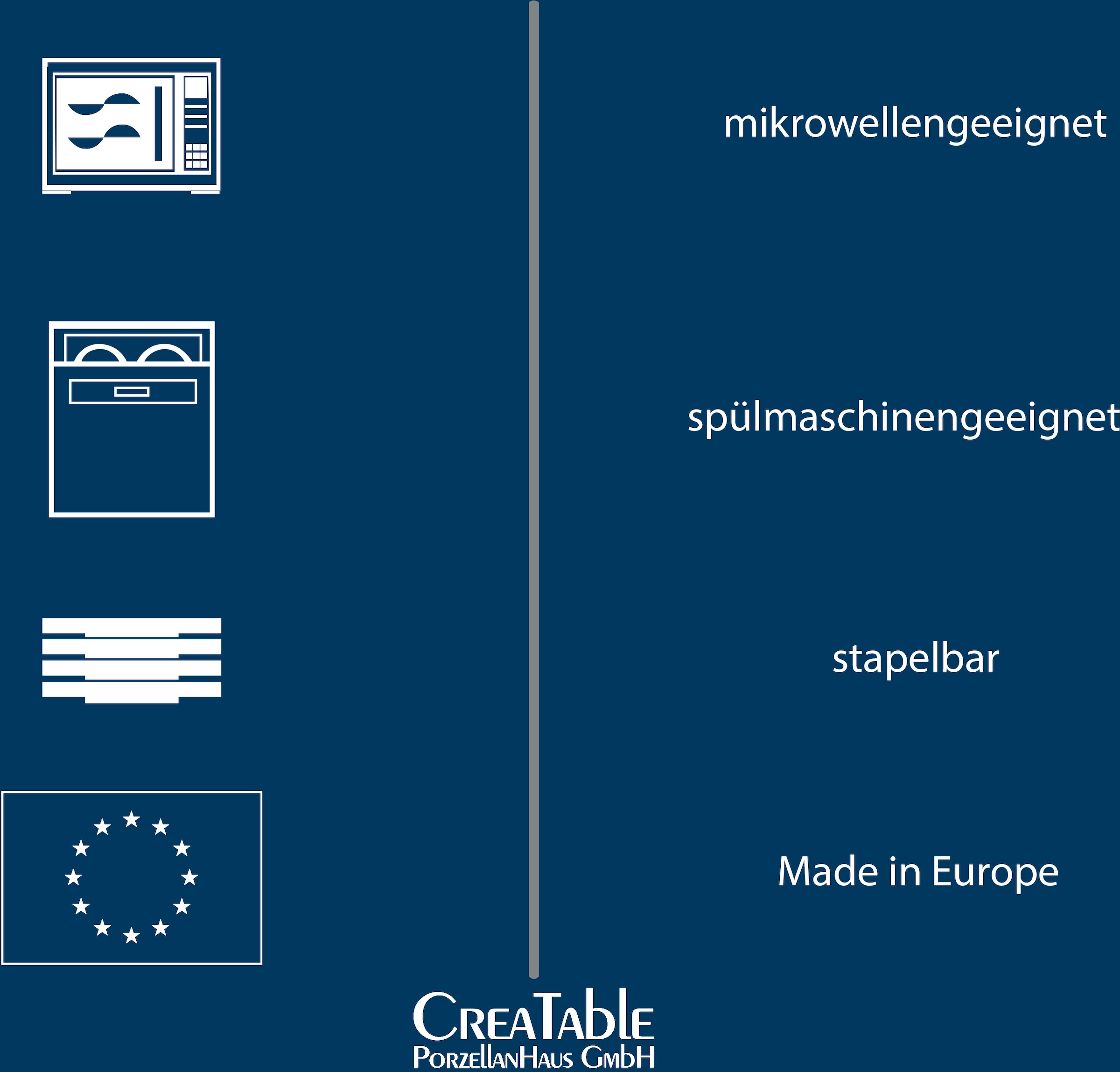 CreaTable Kombiservice »Geschirr-Set Allegra«, (Set, 16 tlg., Kaffeeservice und Tafelservice im Set, für 4 Personen), Service, nostalgisches Relief, 16 Teile, für 4 Personen