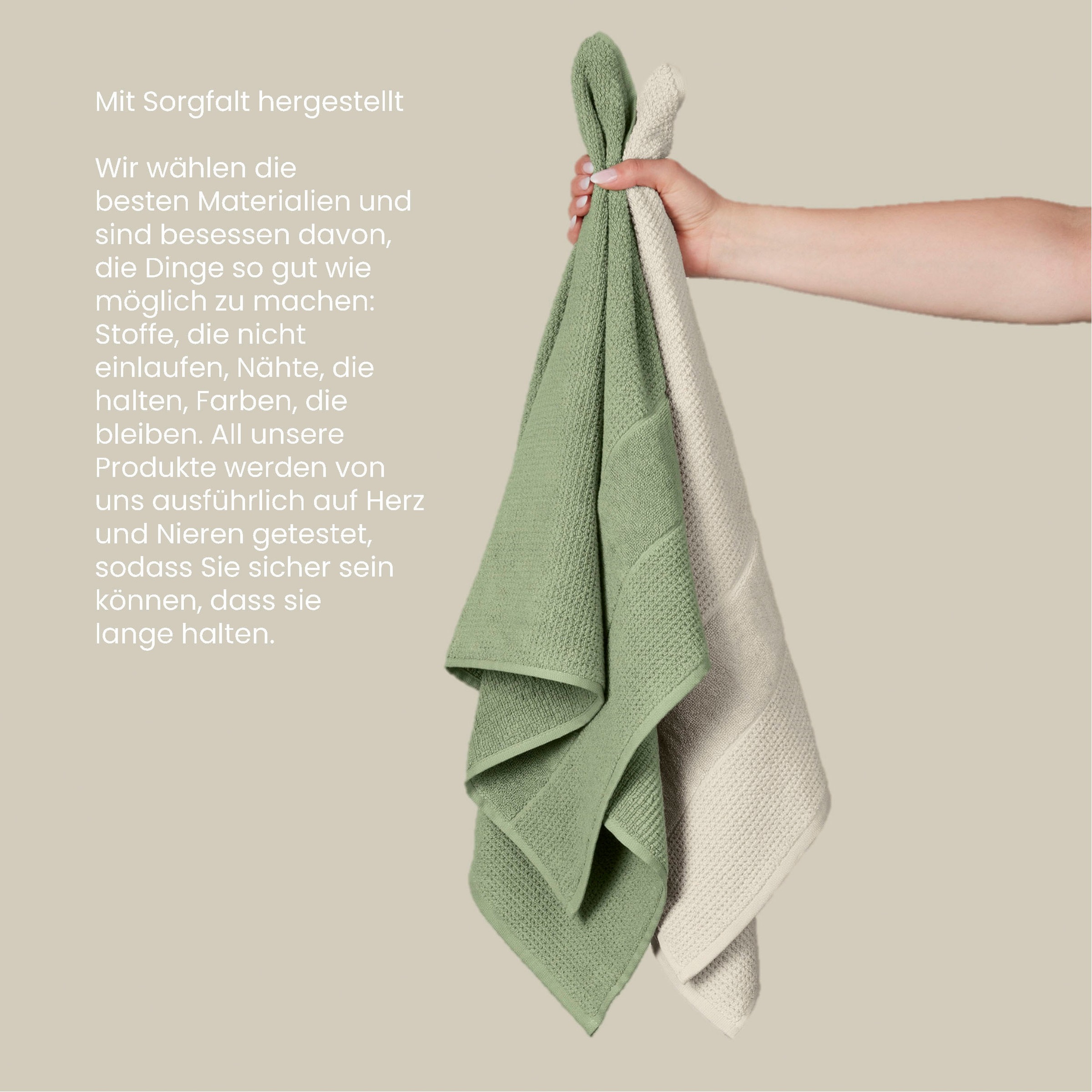 Schiesser Handtücher »Schiesser Duschtücher Turin 2er BAUR Reiskorn-Optik (2 St.), 100% Baumwolle«, aus | im Set