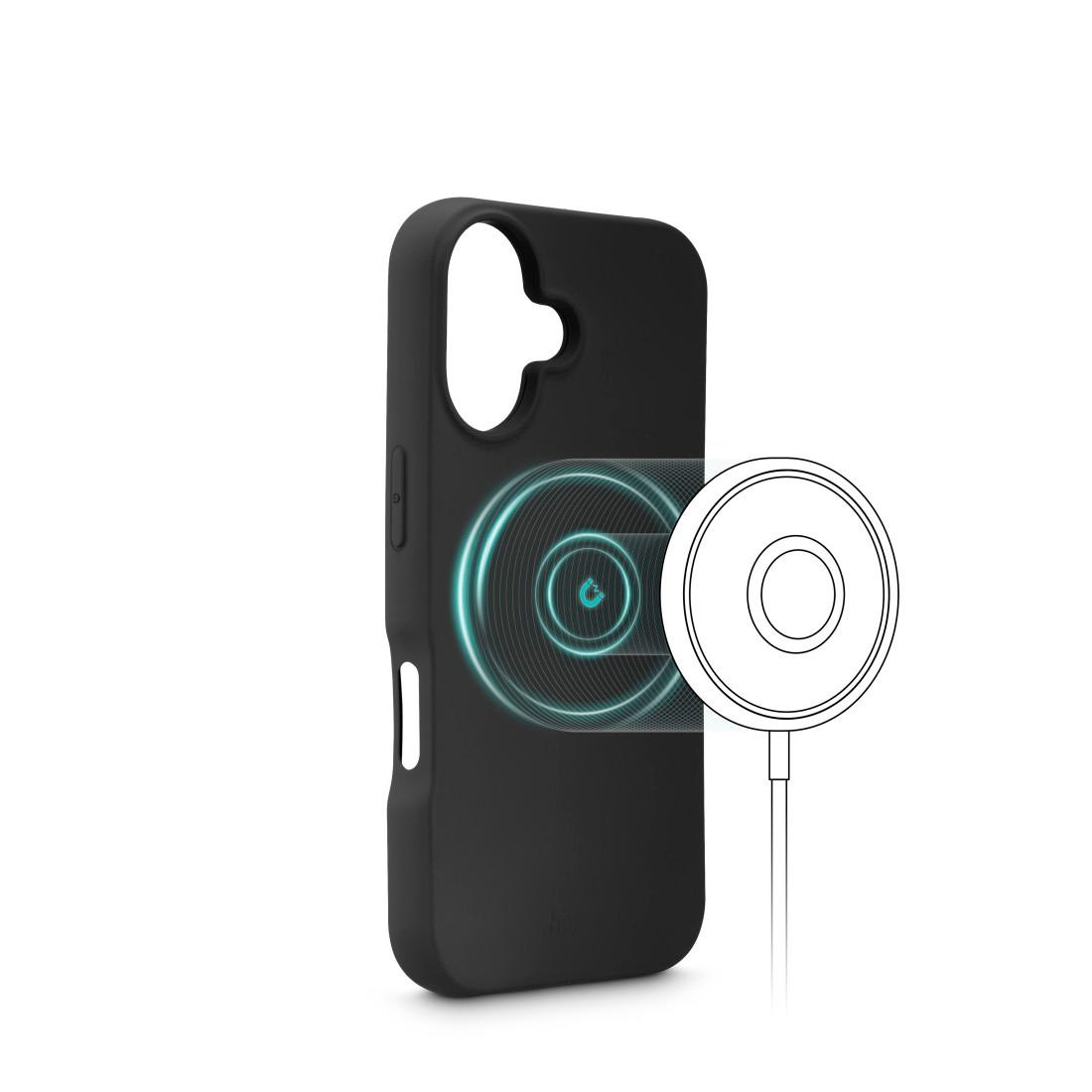Hama Smartphone-Hülle »Handyhülle MagCase "Fantastic Feel" für Apple iPhone 16«, iPhone 16, 15,4 cm (6,1 Zoll)