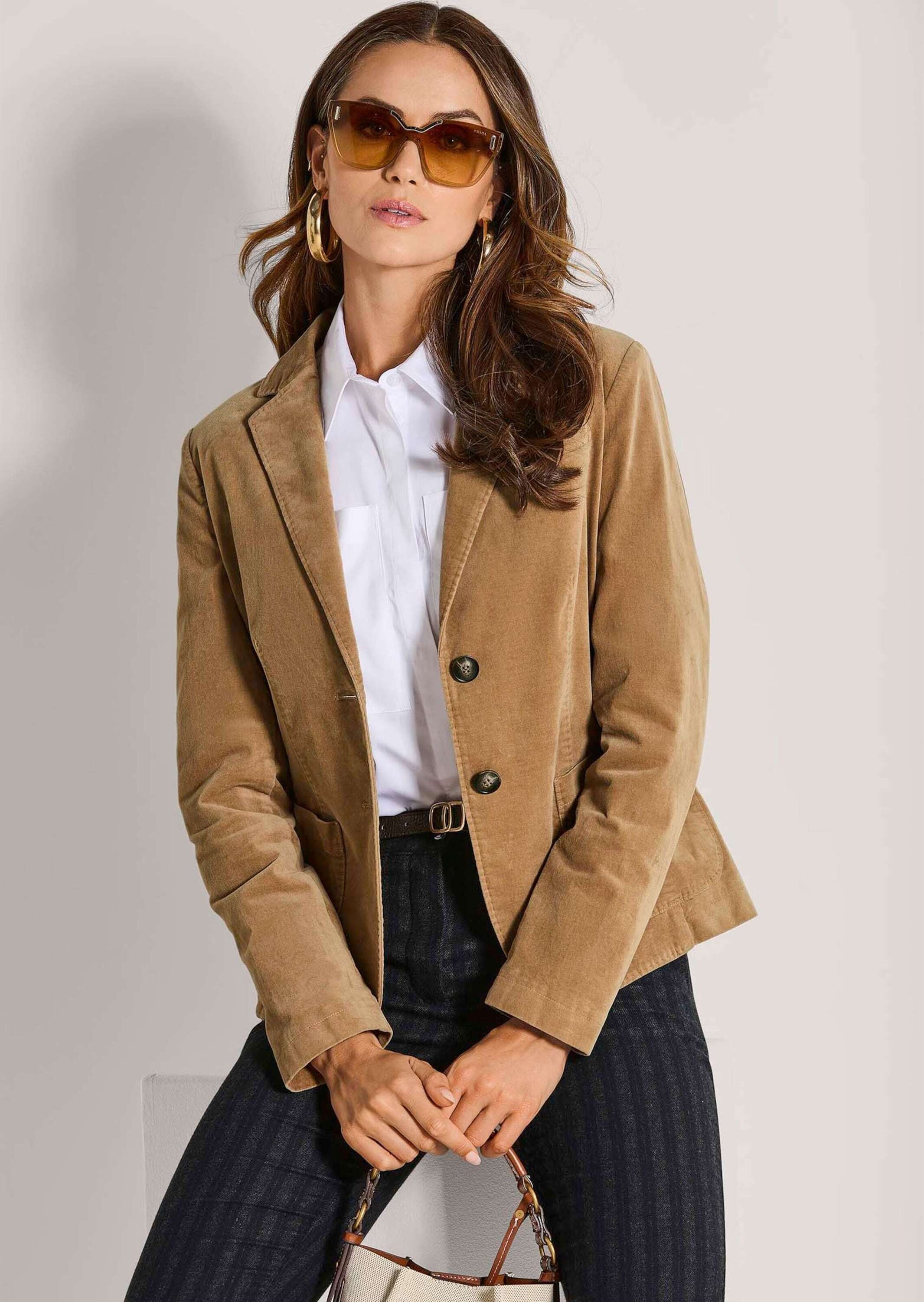 MADELEINE Jackenblazer »Samtblazer Samtblazer mit Stretch-Komfort«