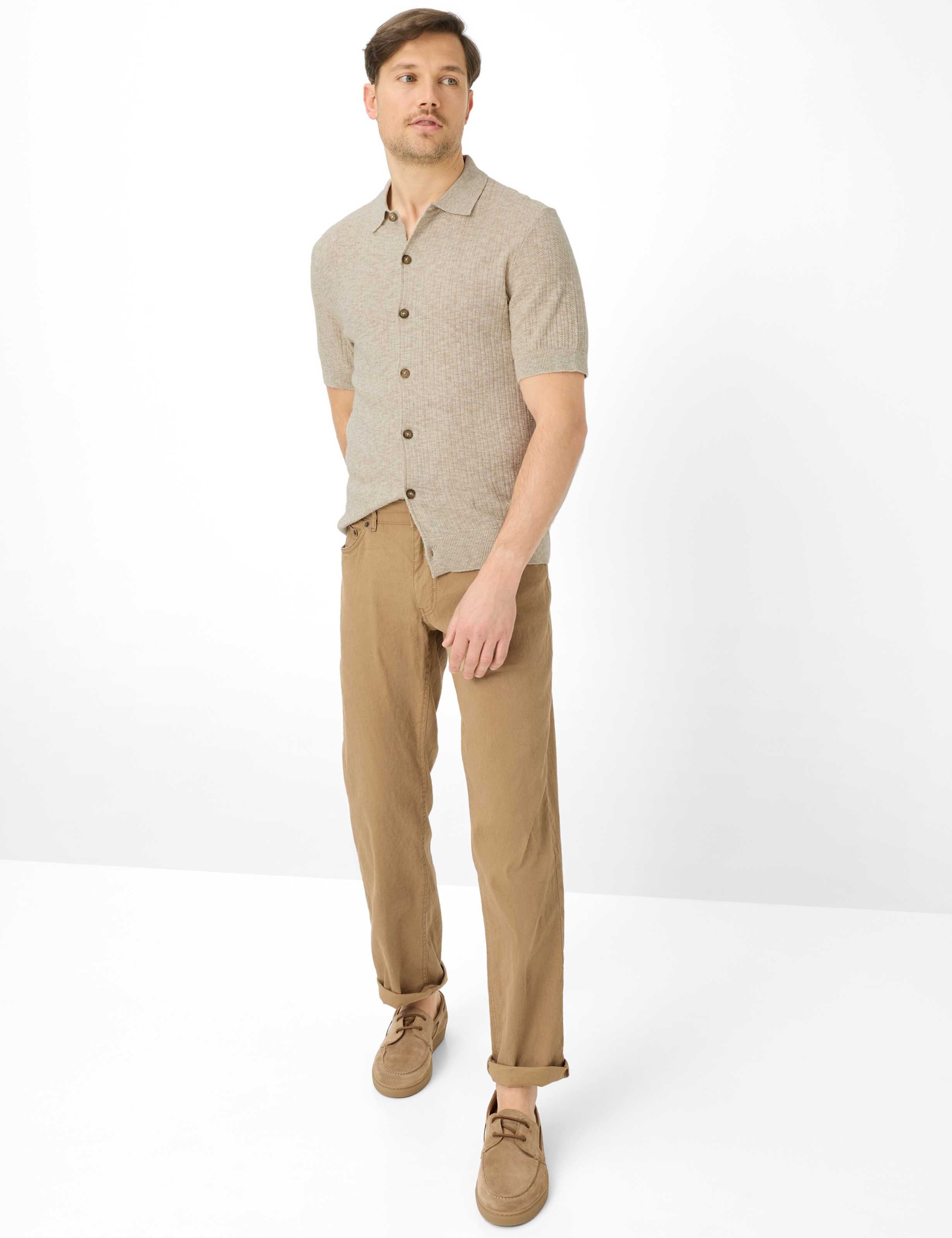 BRAX COOPER Chino Pants Camel 34 2