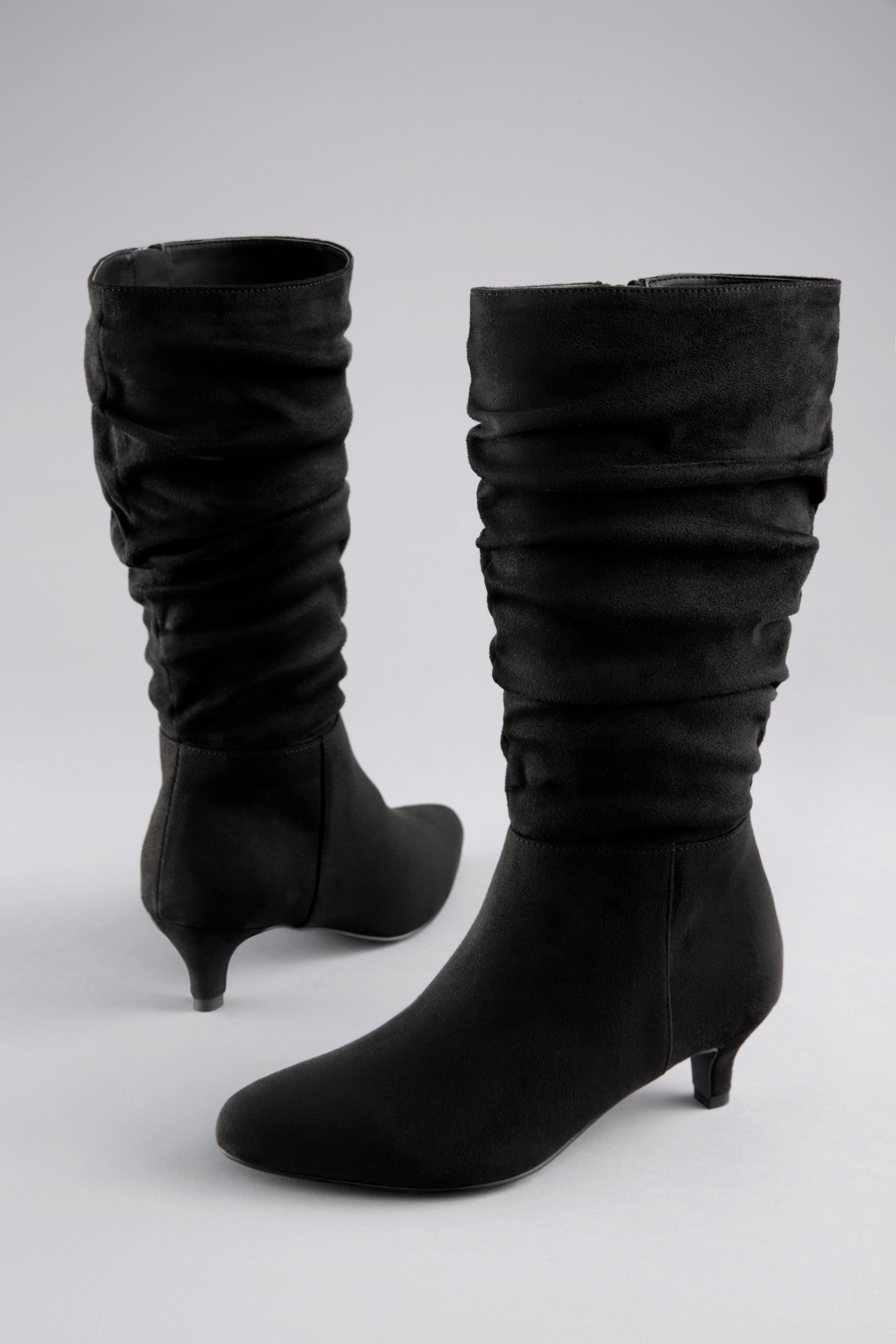 Aniston SHOES Stiefel mit Raffungen am slouchy Schaft - NEUE KOLLEKTION günstig online kaufen