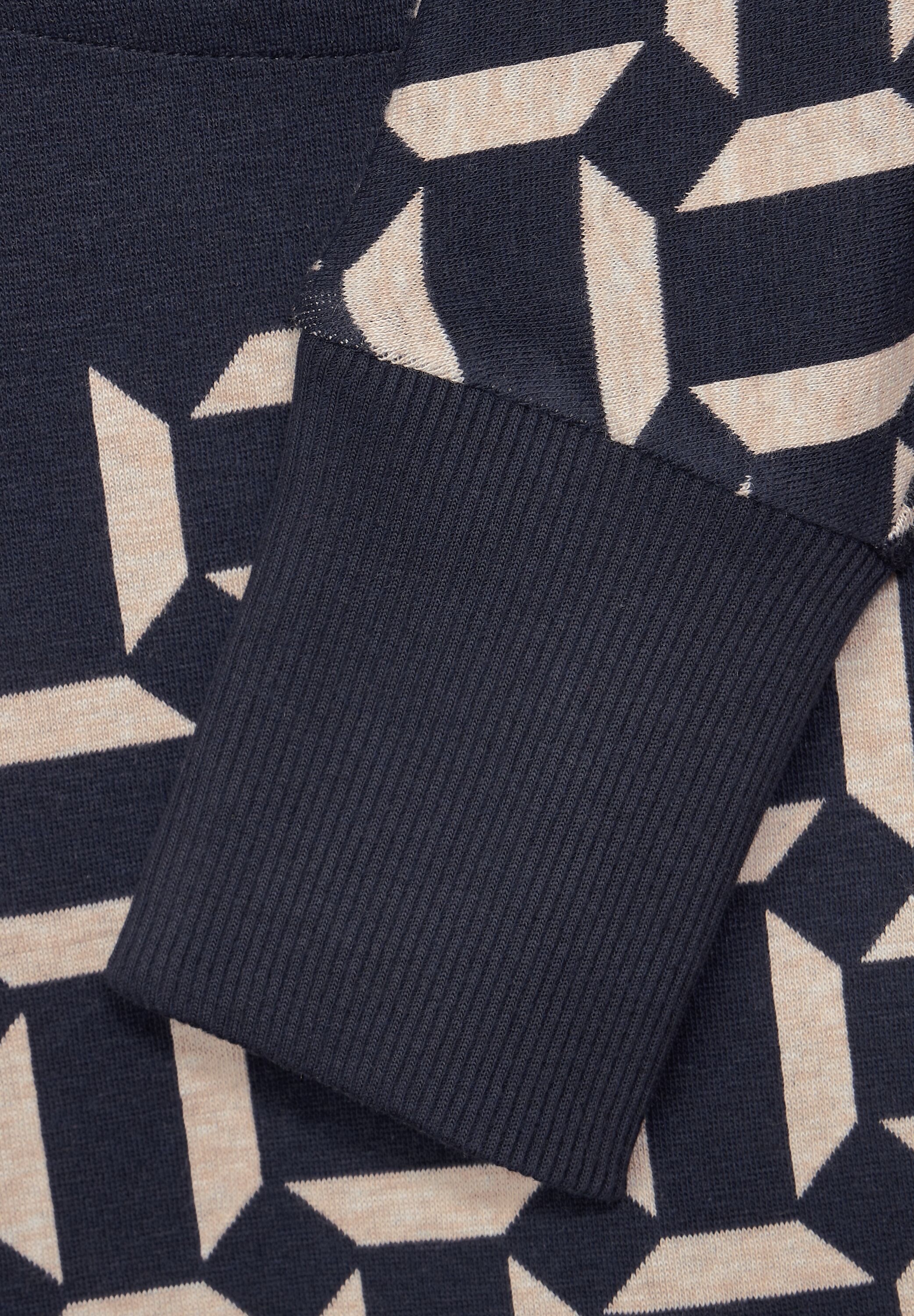 STREET ONE Langarmshirt, mit U-Boot-Ausschnitt